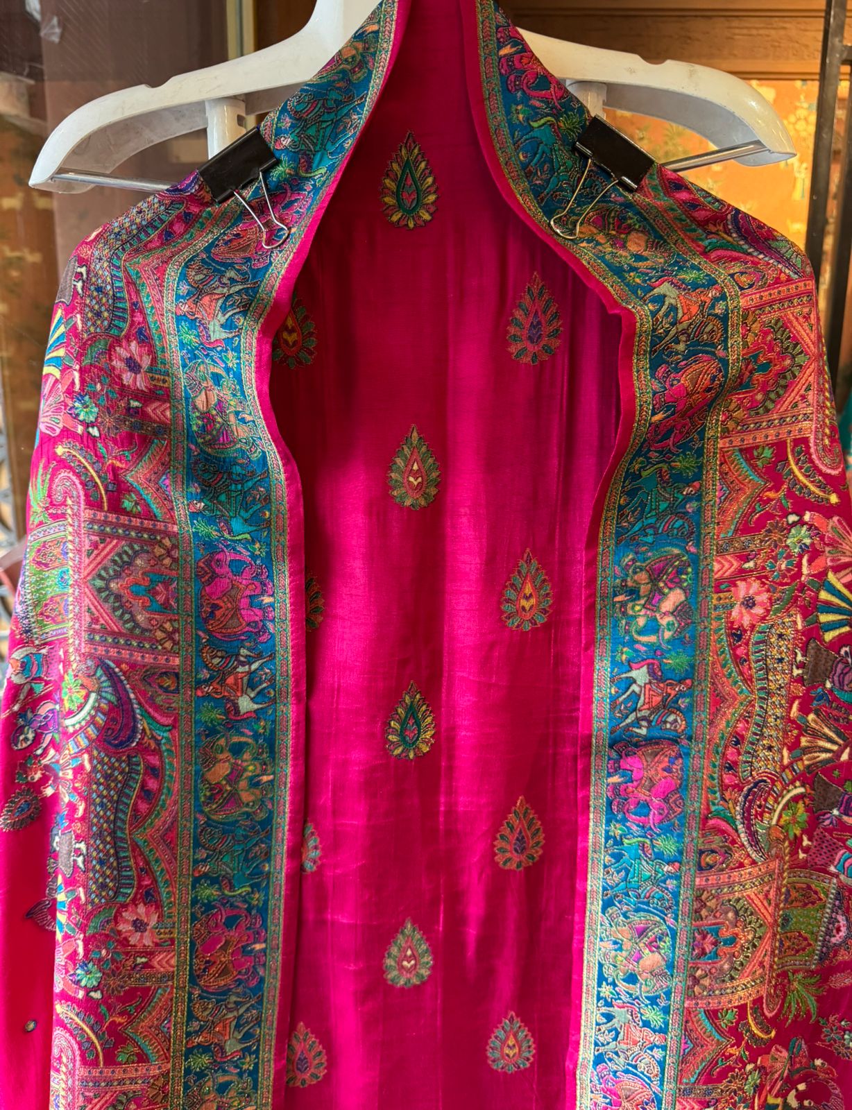 Soft Silk Unstitched shirt