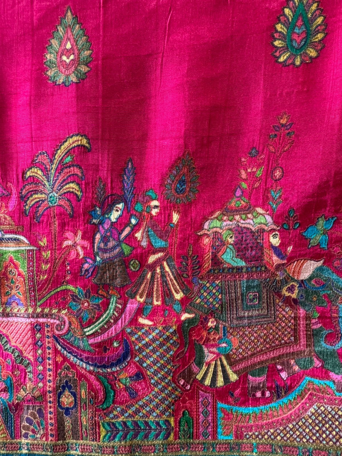 Soft Silk Unstitched shirt