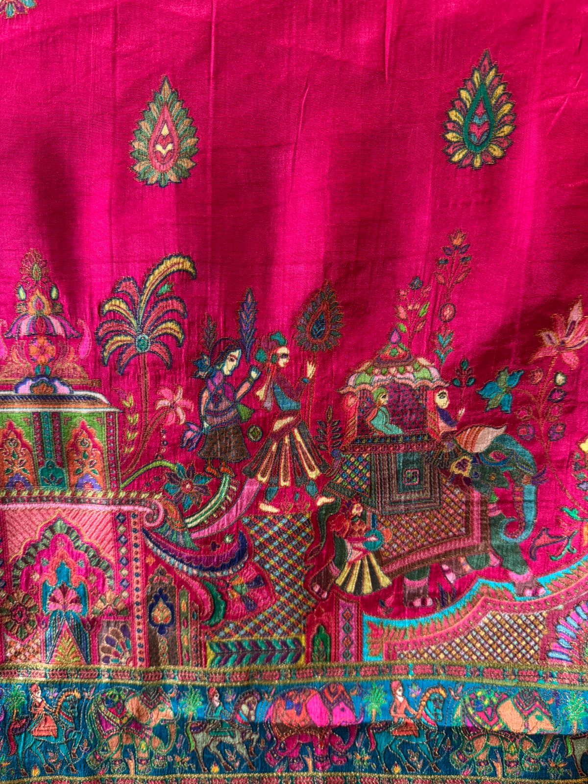 Soft Silk Unstitched shirt