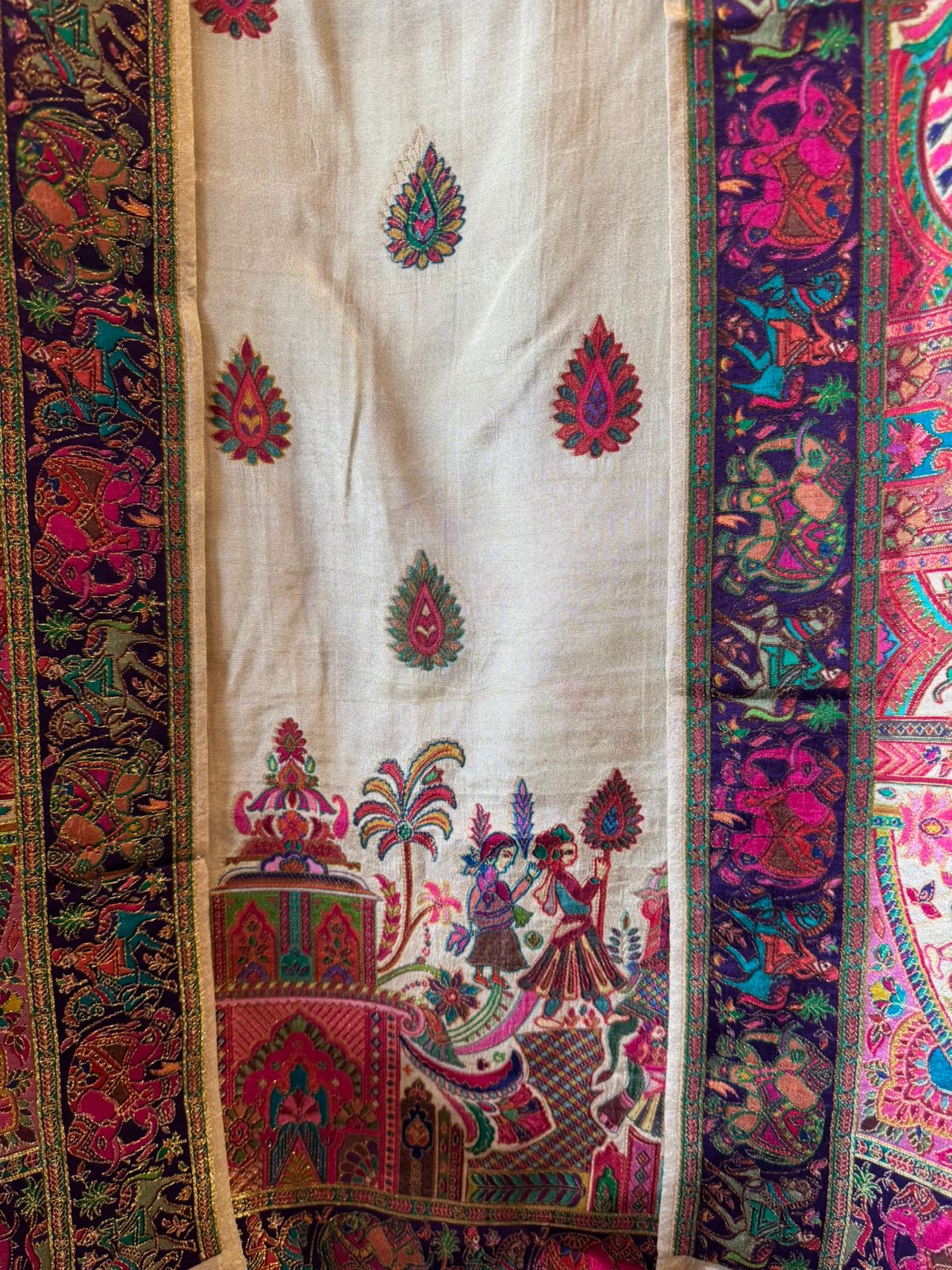 Soft Silk Unstitched shirt