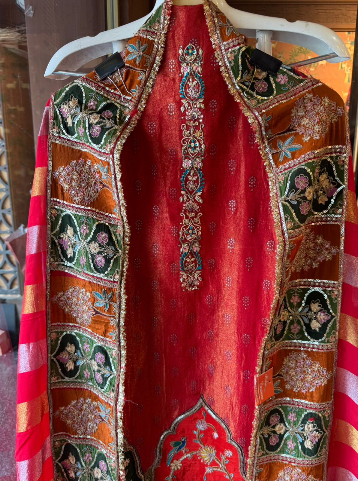 Richly embroidered ethnic Suit