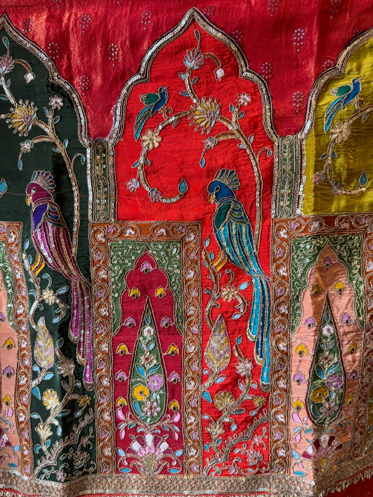 Richly embroidered ethnic Suit