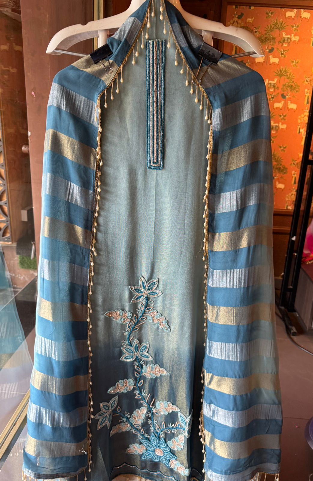 Tissue fabric Unstitched shirt