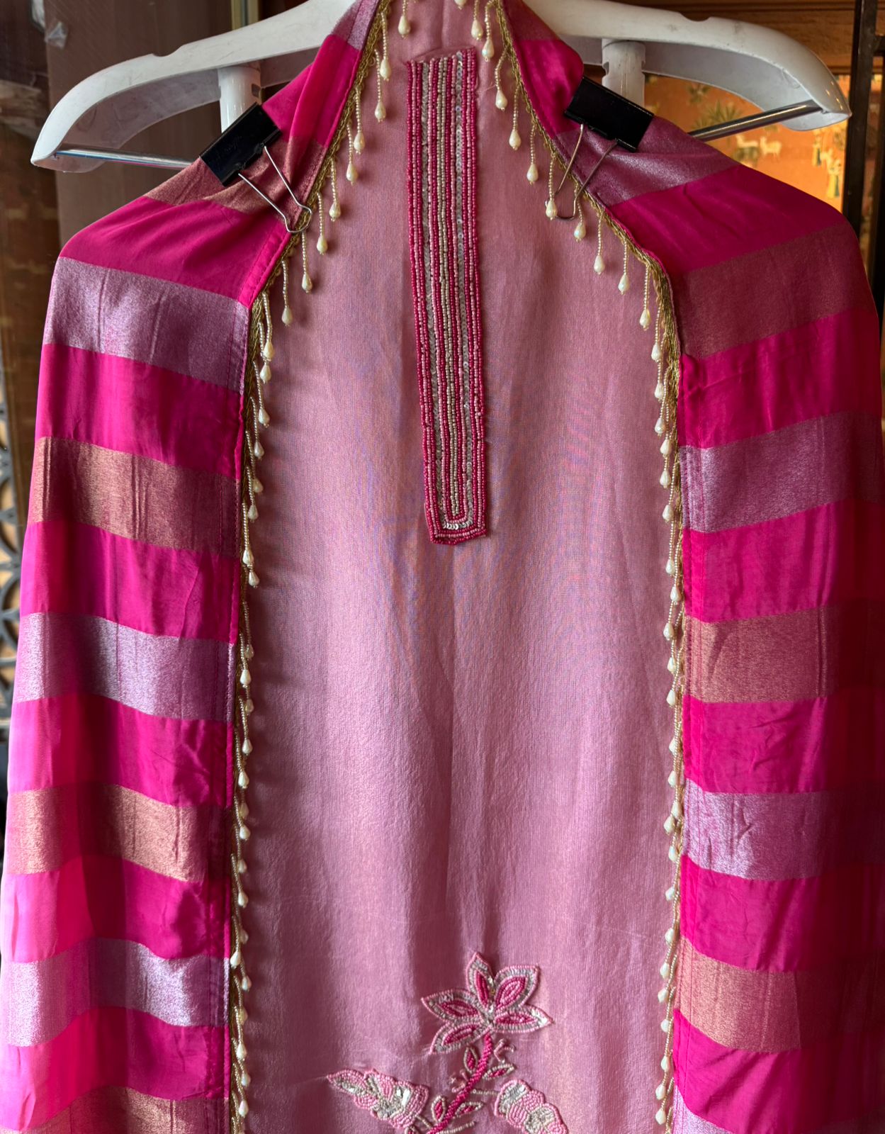 Tissue fabric Unstitched shirt