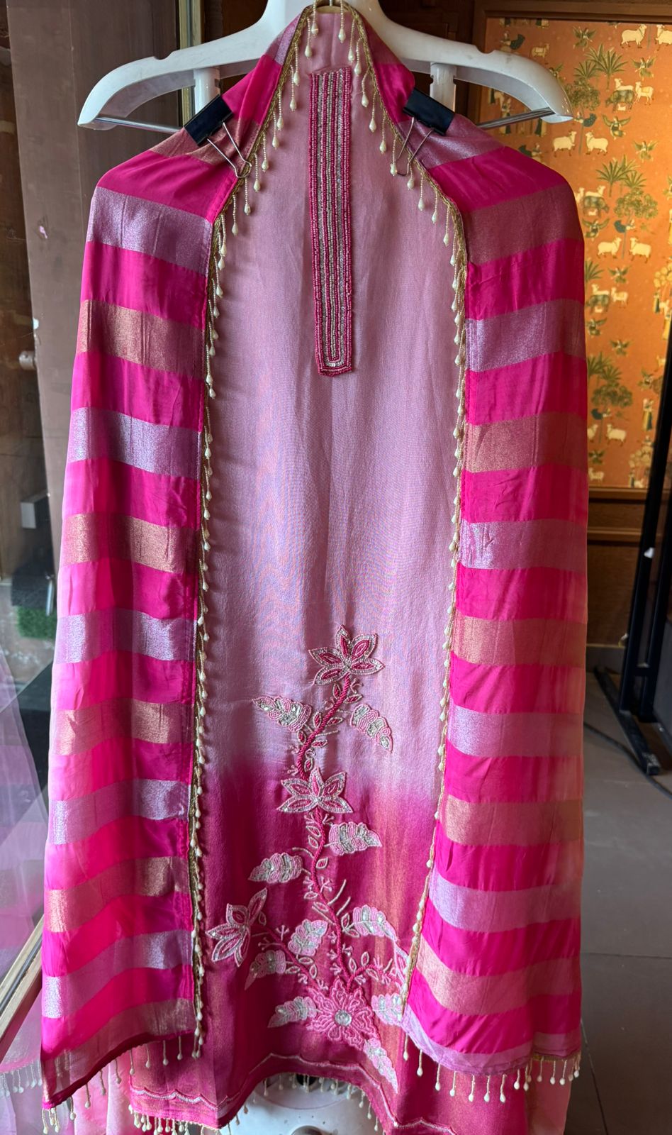 Tissue fabric Unstitched shirt