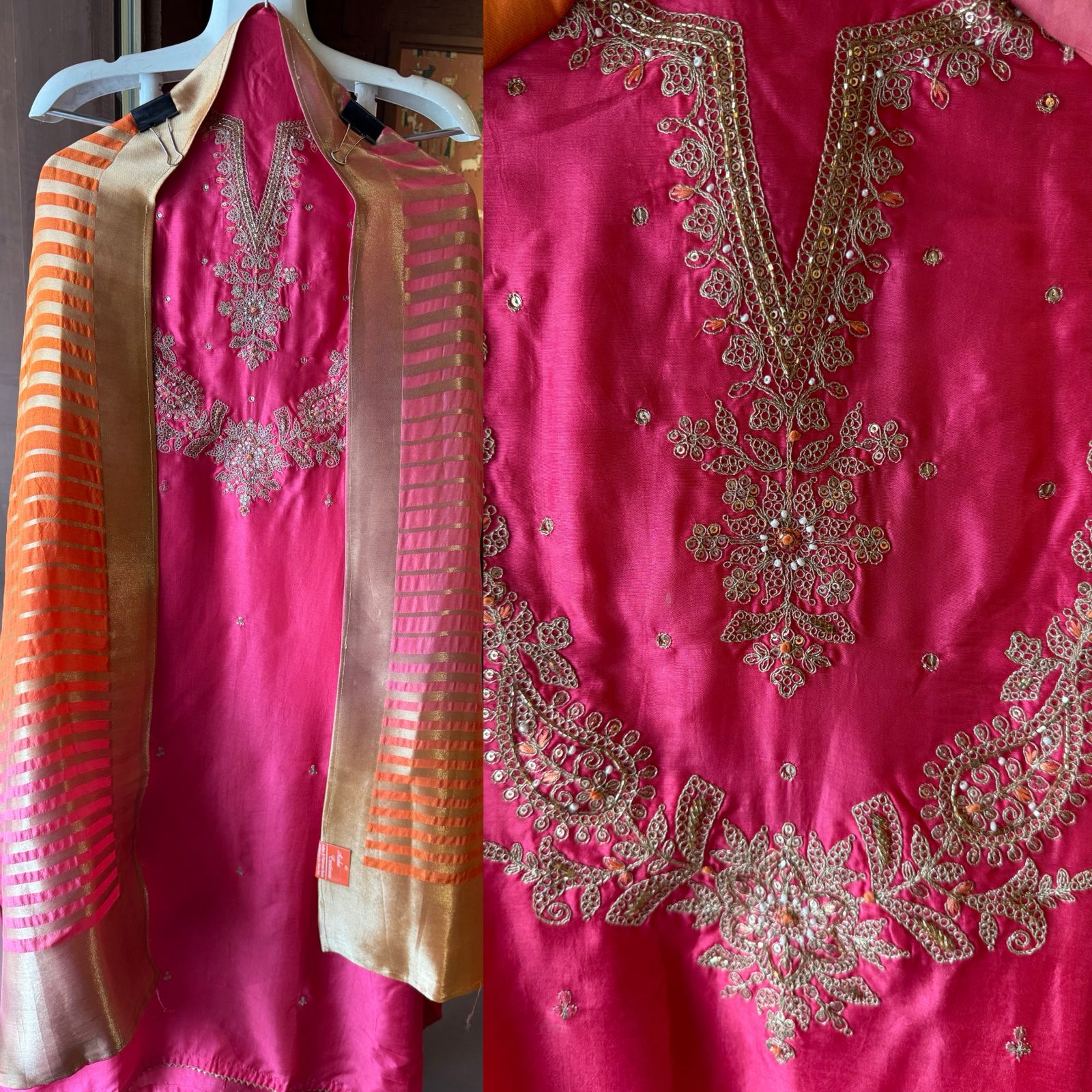 Traditional ethnic suit fabric set