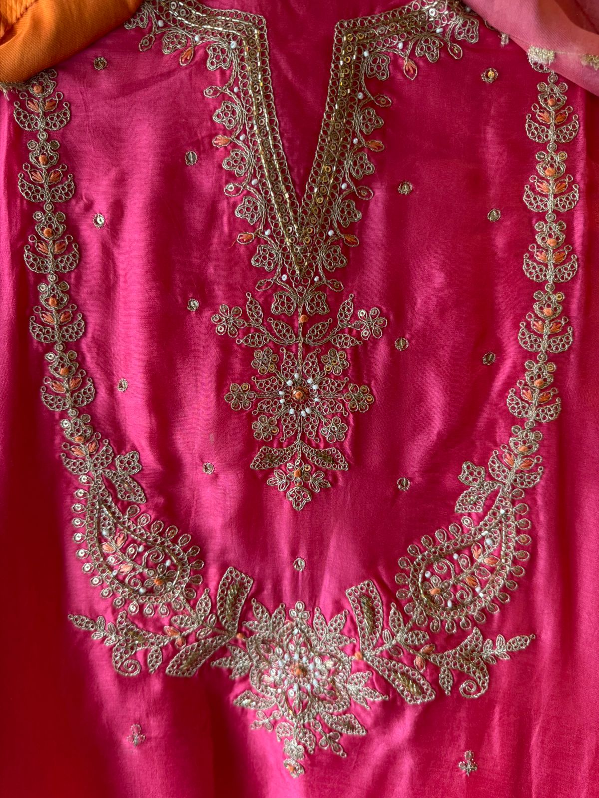 Traditional ethnic suit fabric set