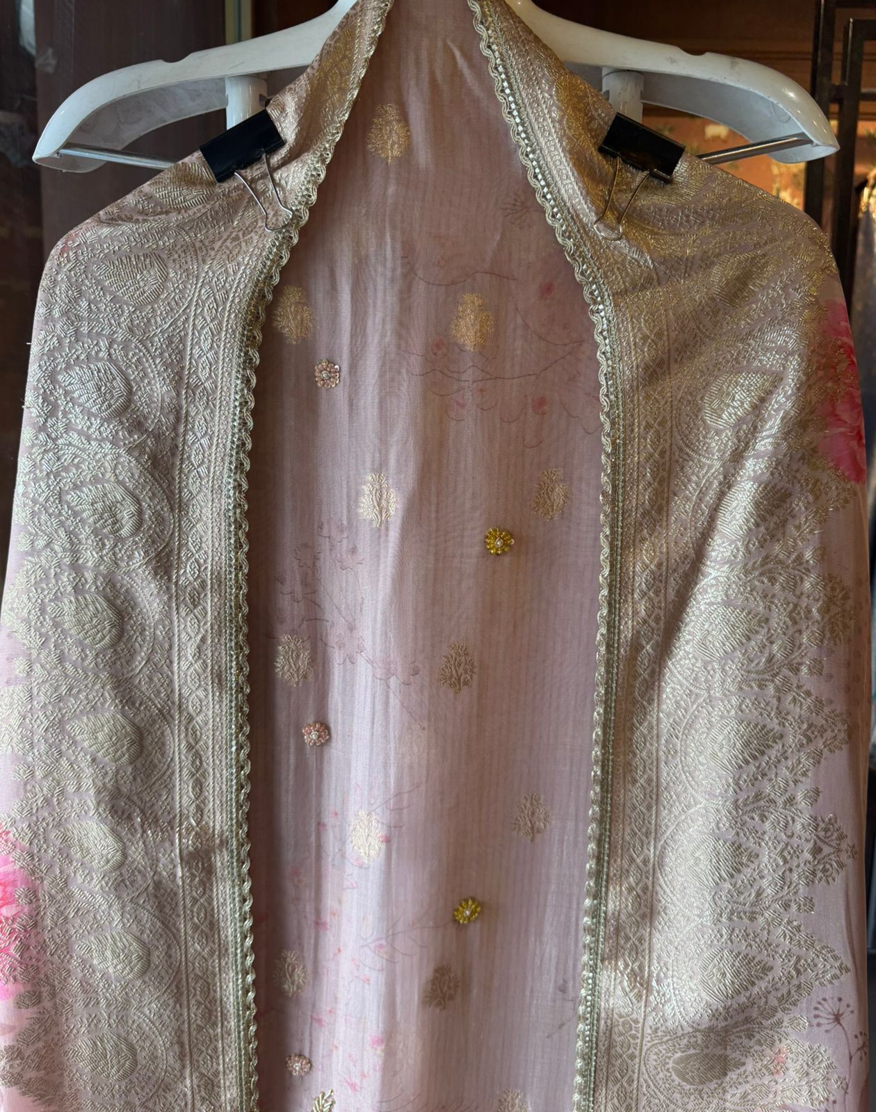 Soft tissue self woven Unstitched Shirt