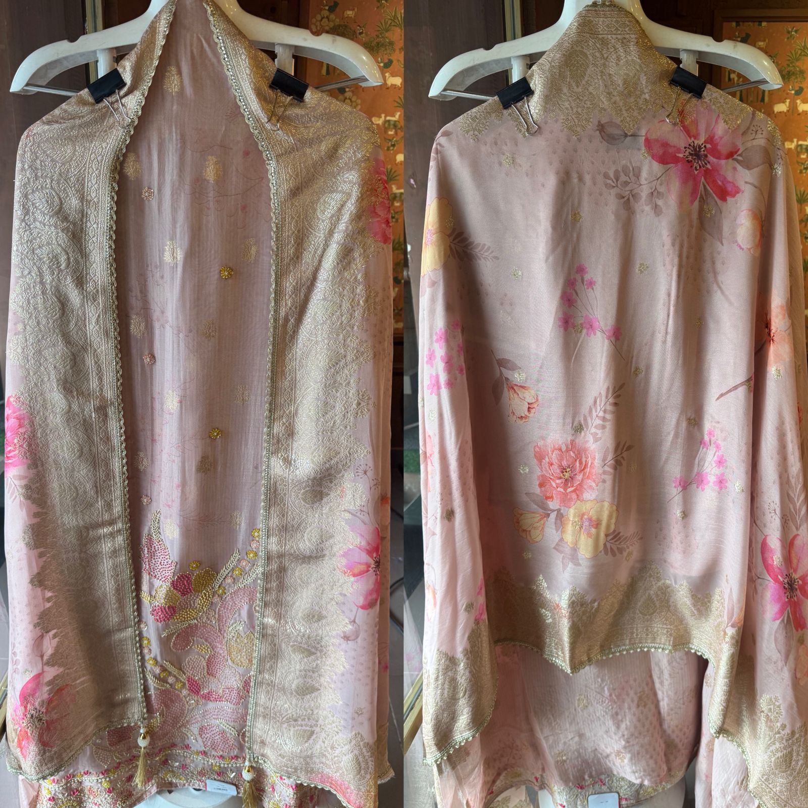 Soft tissue self woven Unstitched Shirt