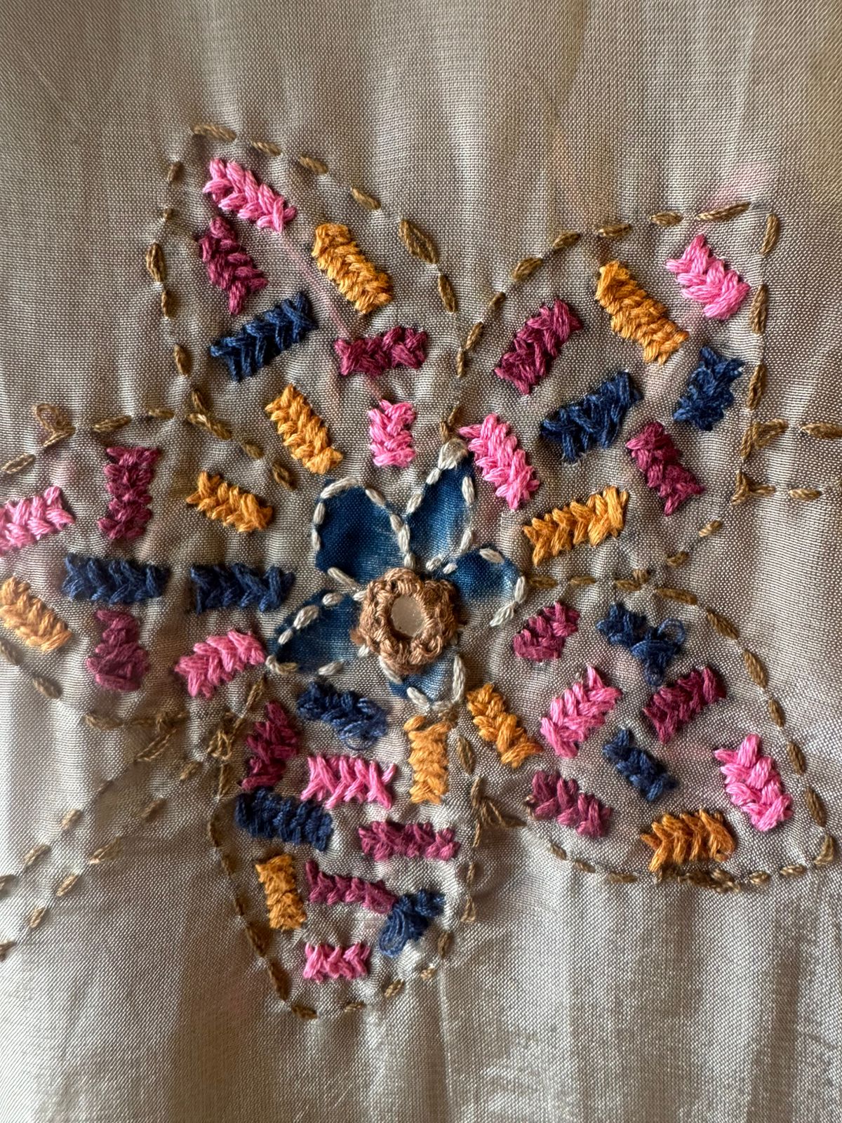 Beautiful Kantha work embroidery