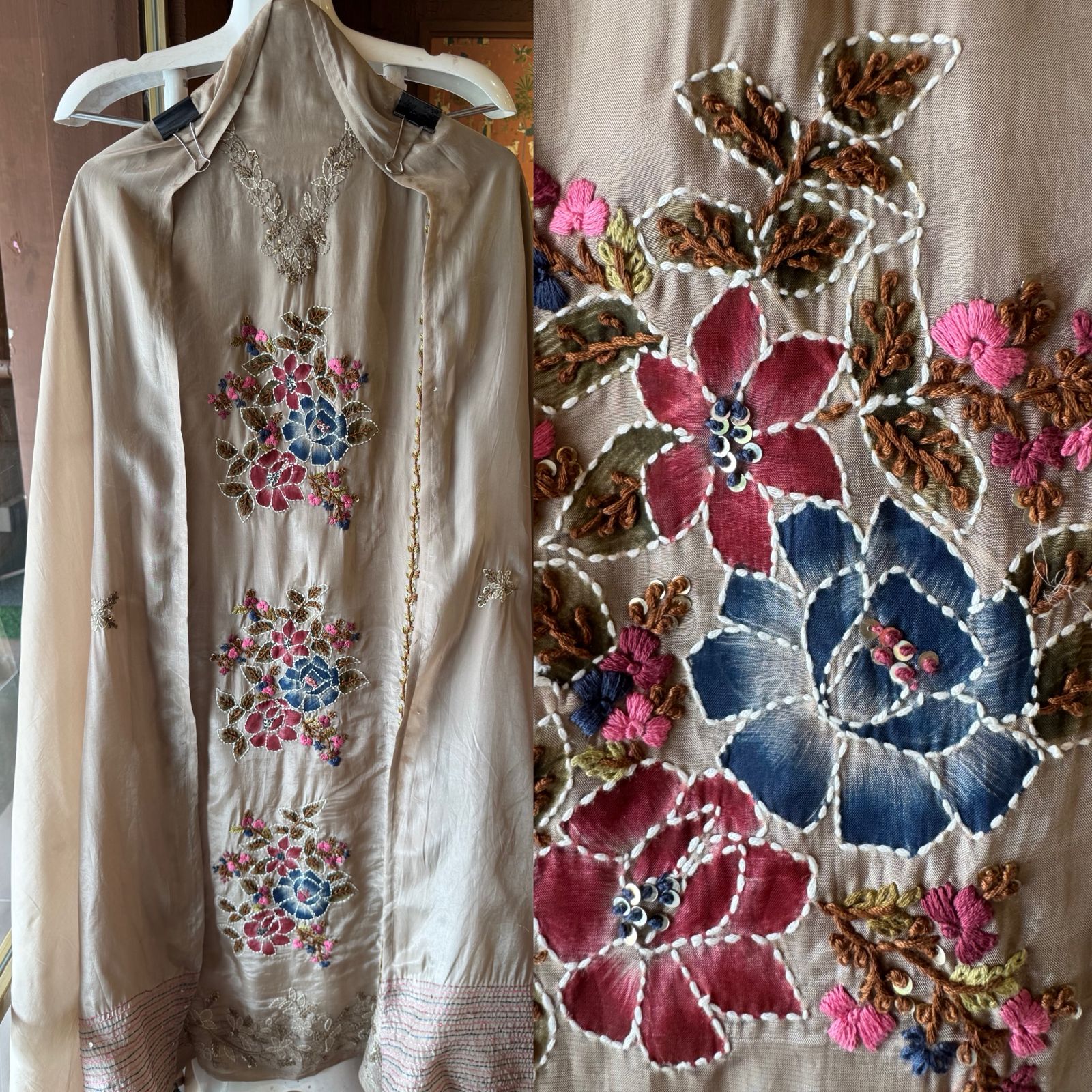 Pure Mul Muslim Unstitched full size Suit