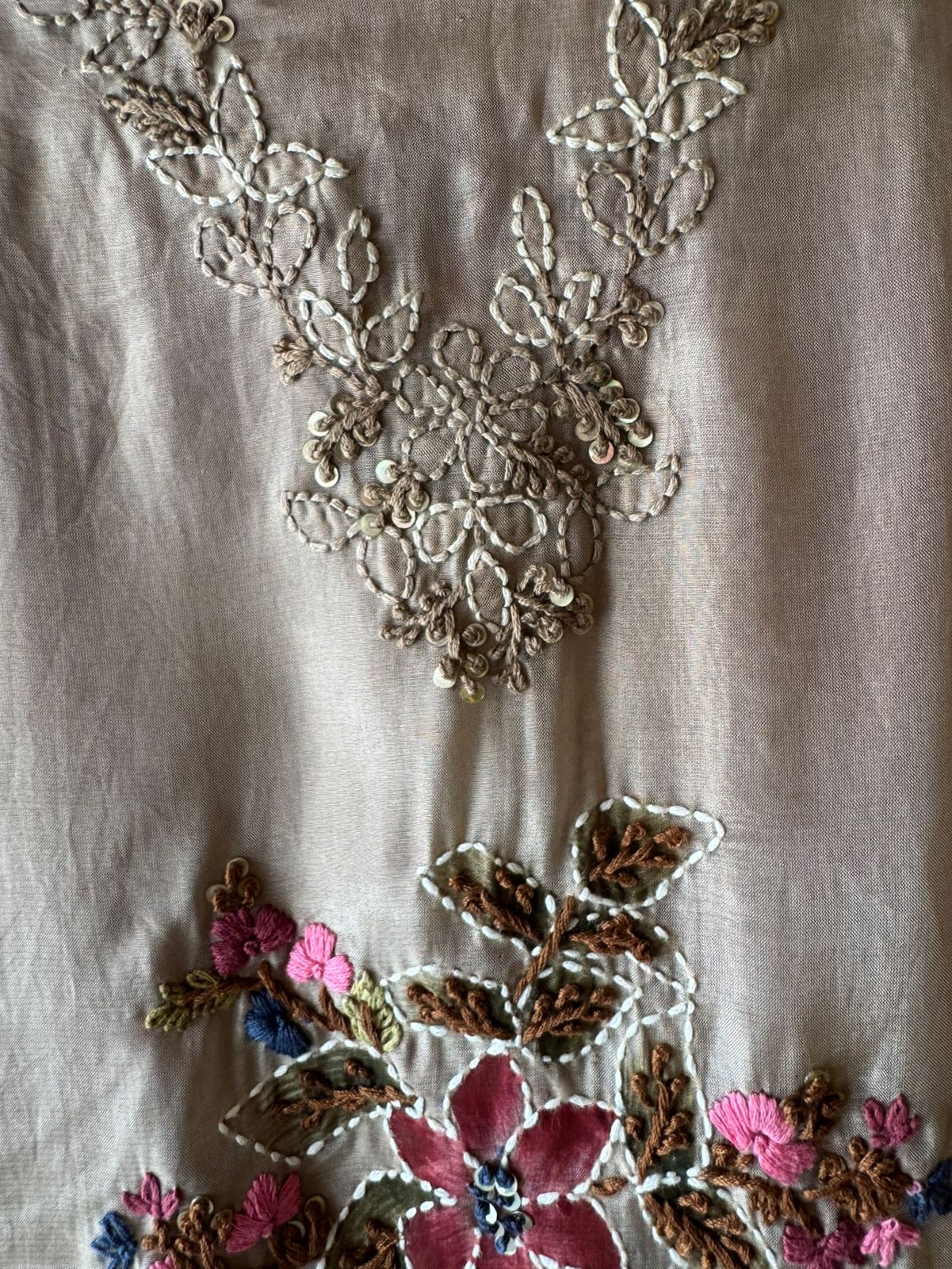 Pure Mul Muslim Unstitched full size Suit