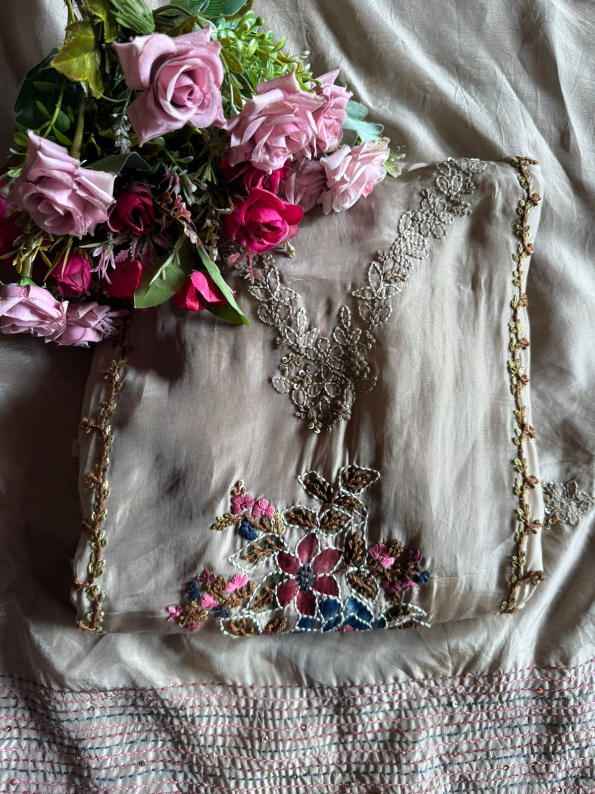 Pure Mul Muslim Unstitched full size Suit