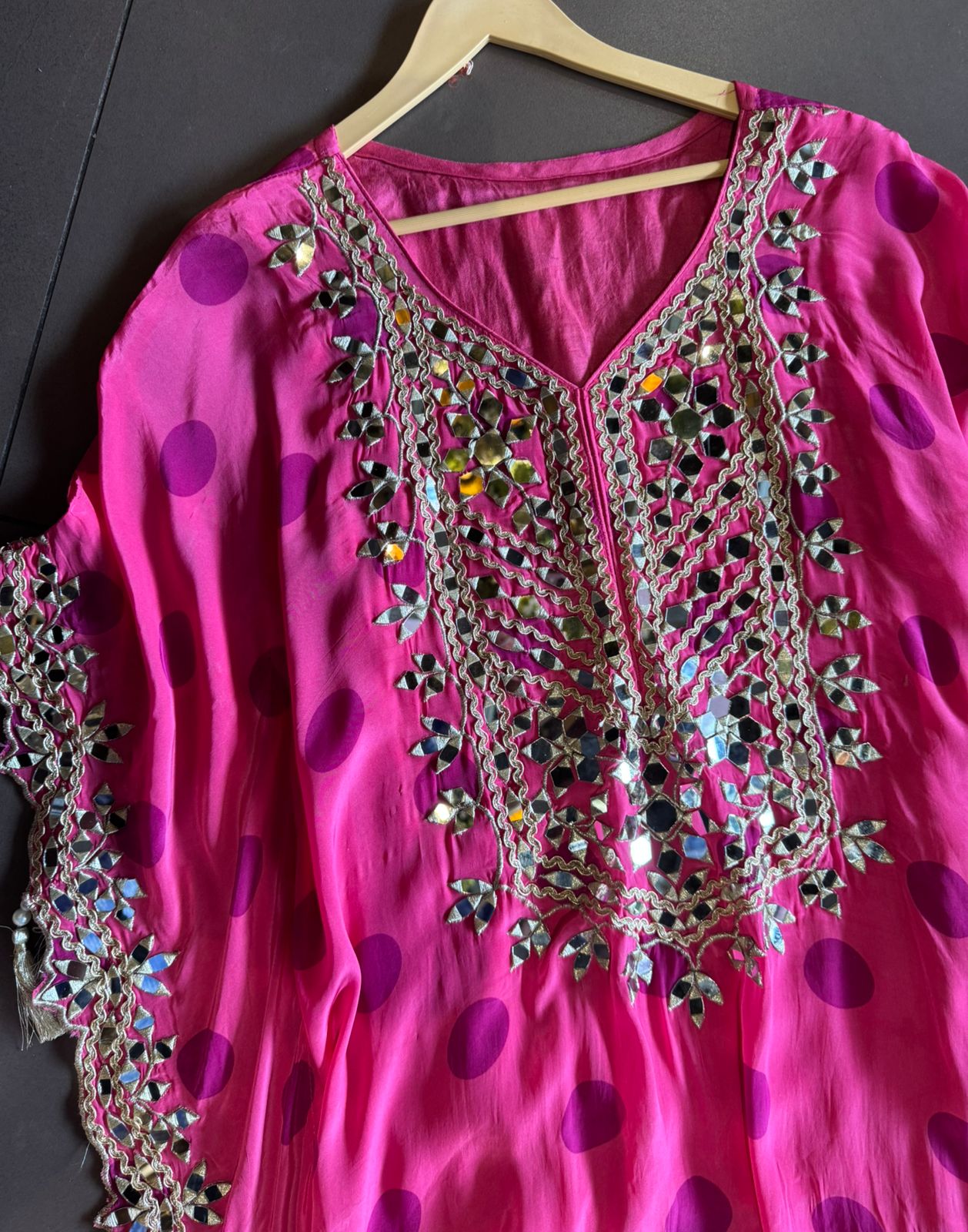 POLKA DOTS KAAFTAN SET