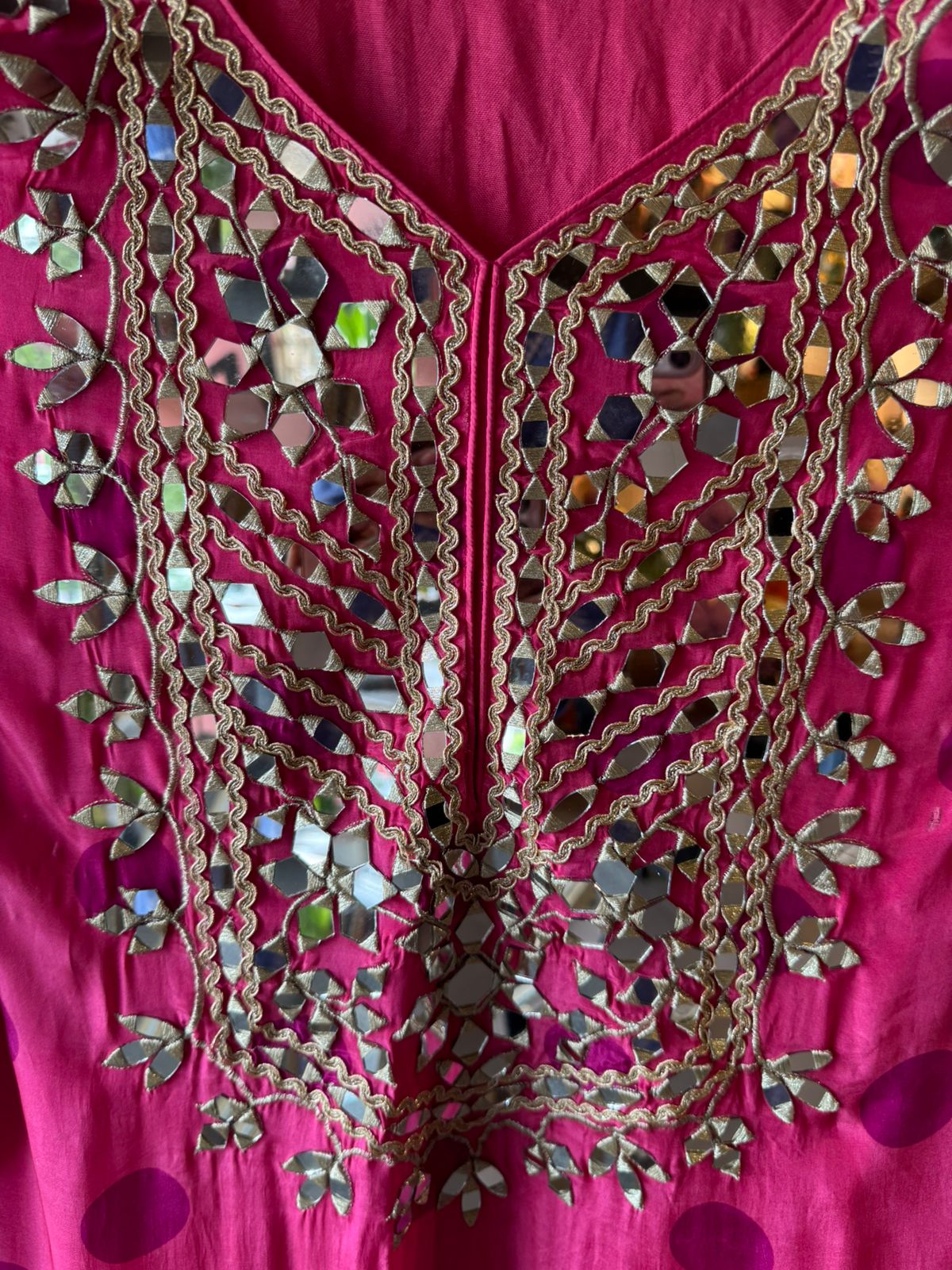 POLKA DOTS KAAFTAN SET