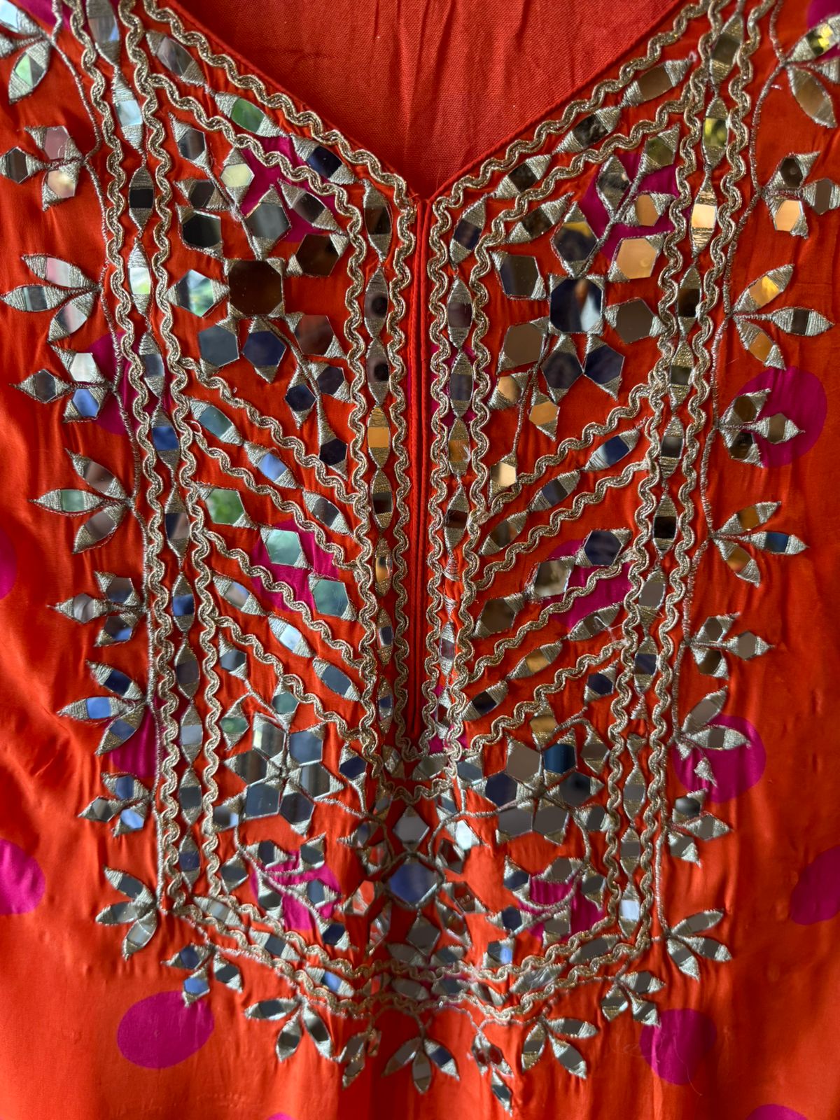 POLKA DOTS KAAFTAN SET