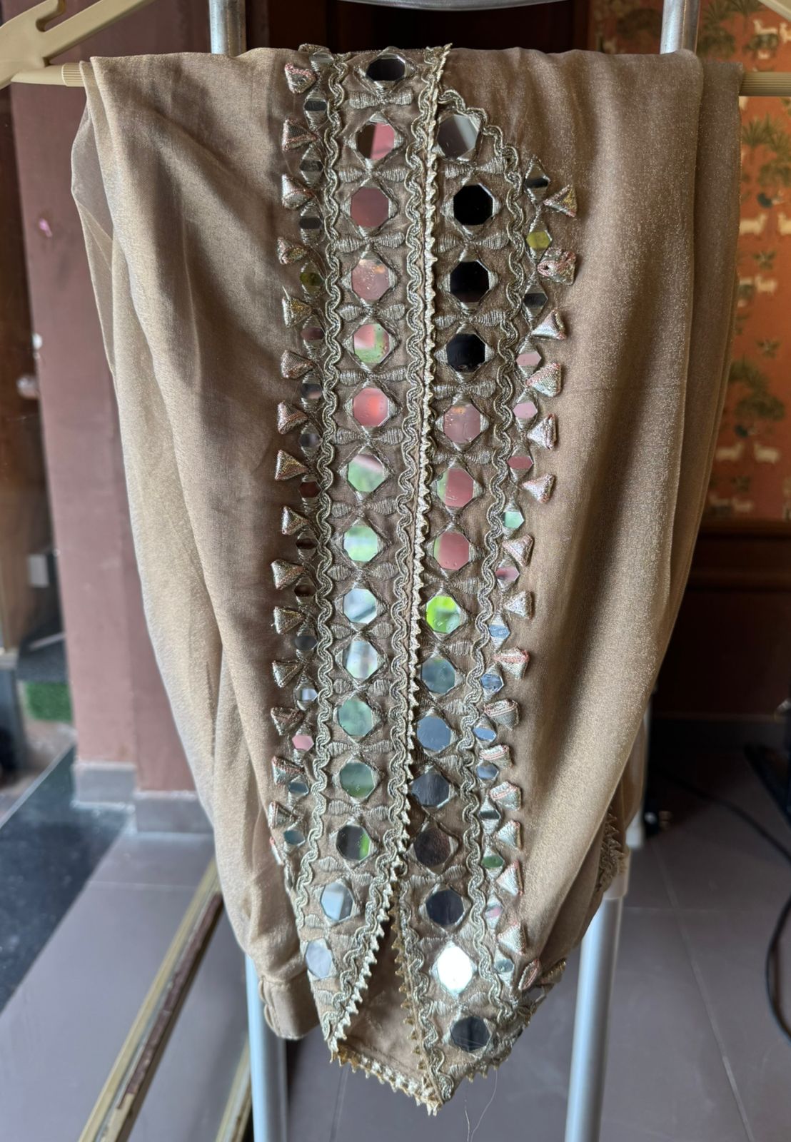 Shimmer Stitched anarkali set/Ethnic suit