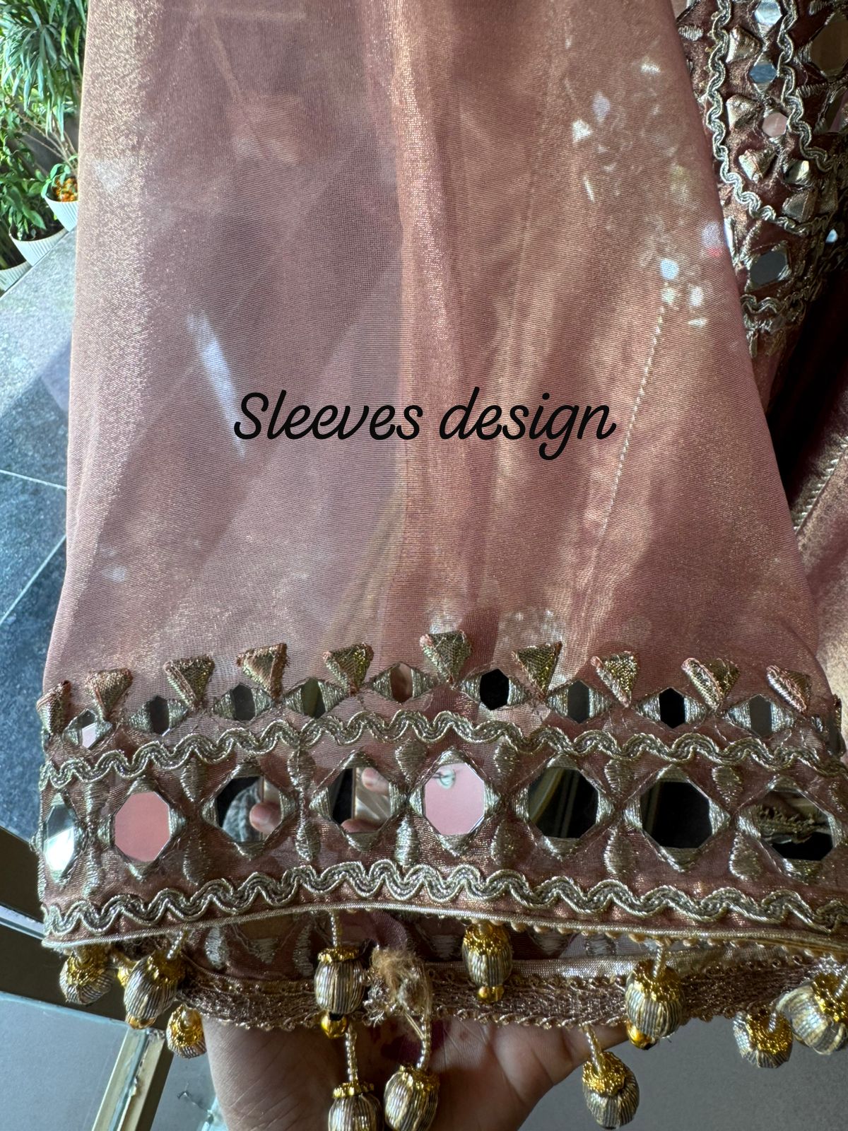 Shimmer Stitched anarkali set/Ethnic suit