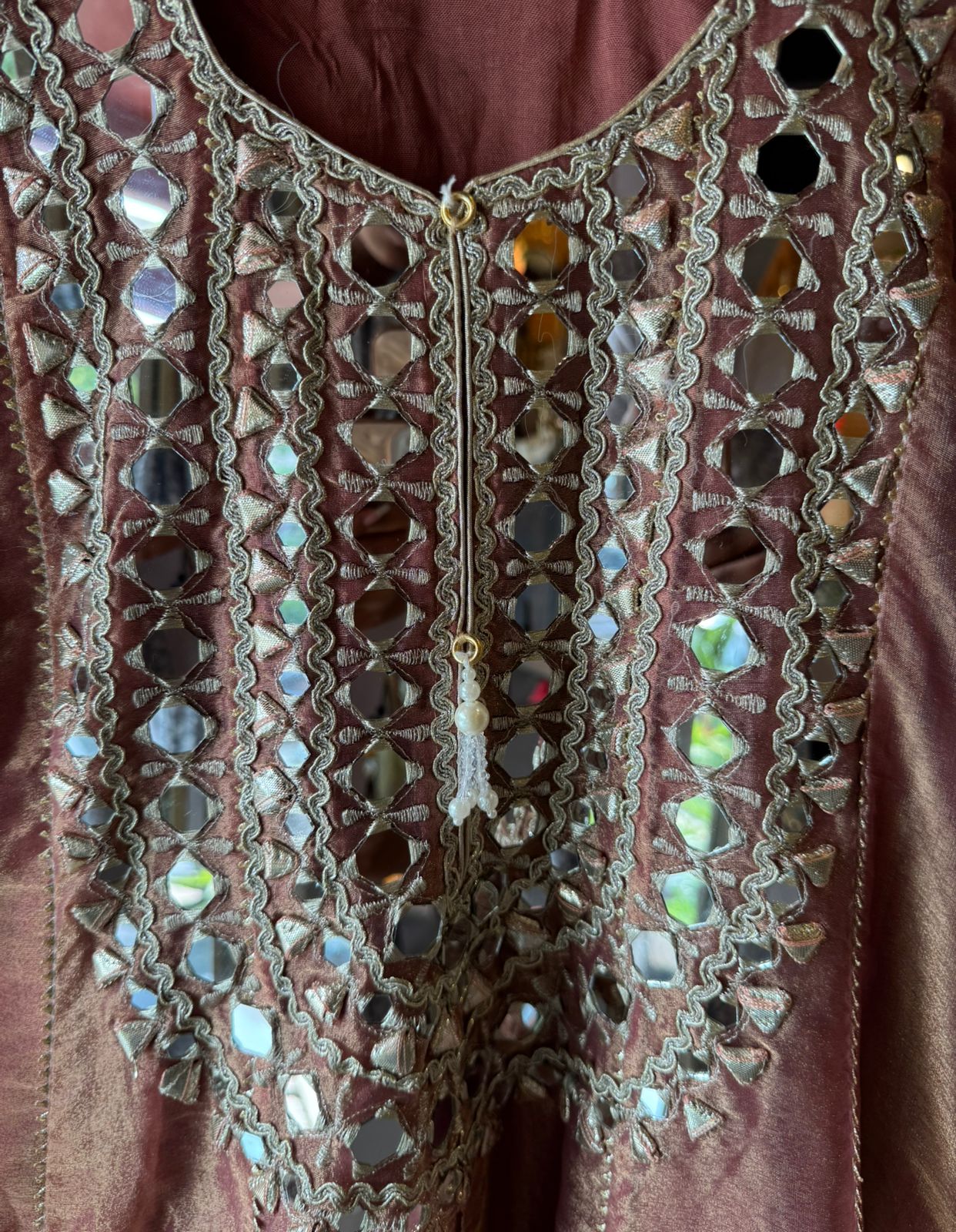 Shimmer Stitched anarkali set/Ethnic suit