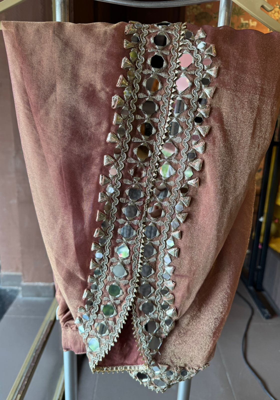 Shimmer Stitched anarkali set/Ethnic suit