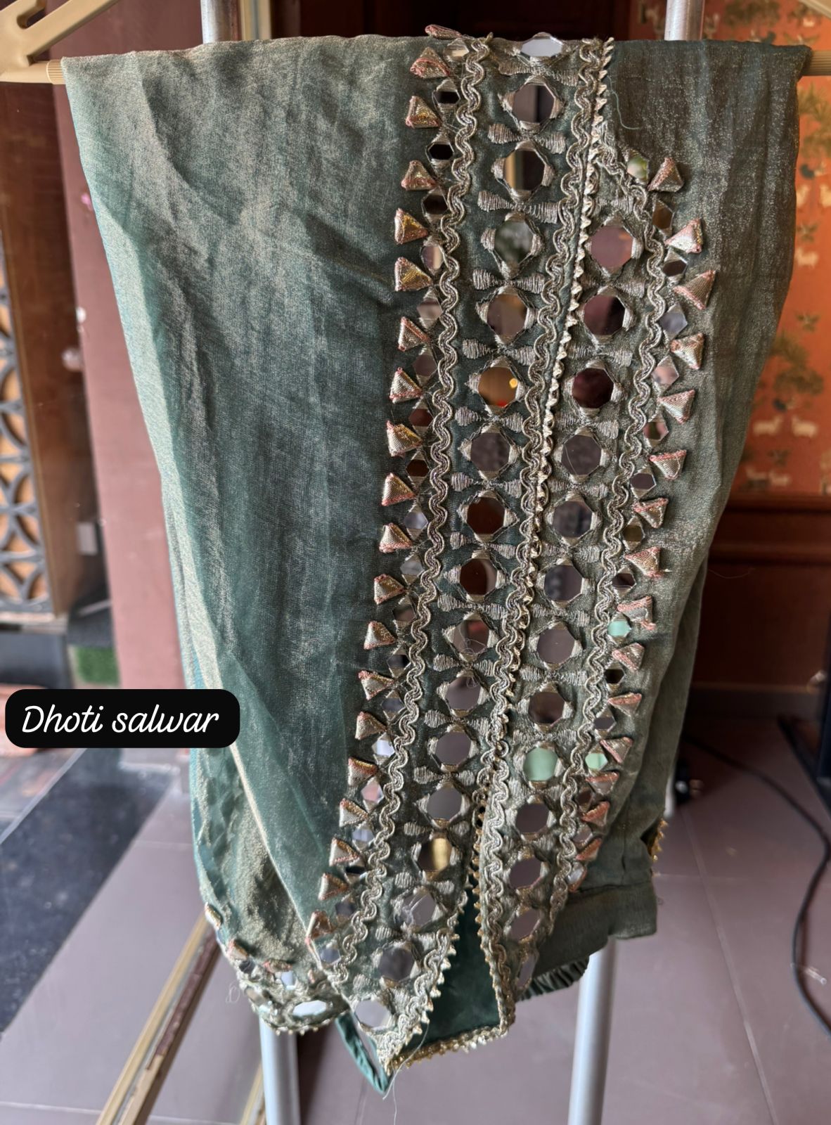 Shimmer Stitched anarkali set/Ethnic suit