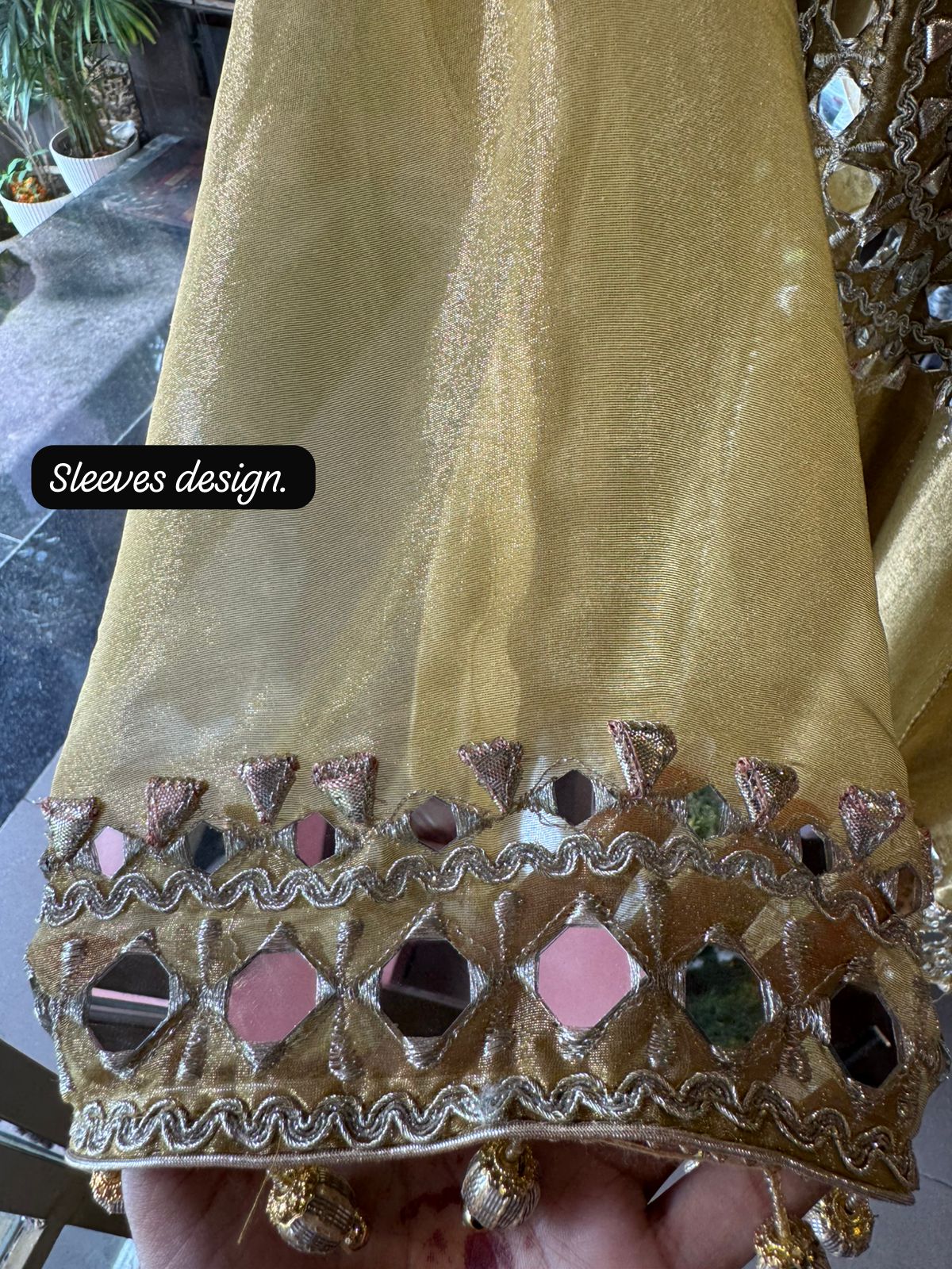 Shimmer Stitched anarkali set/Ethnic suit