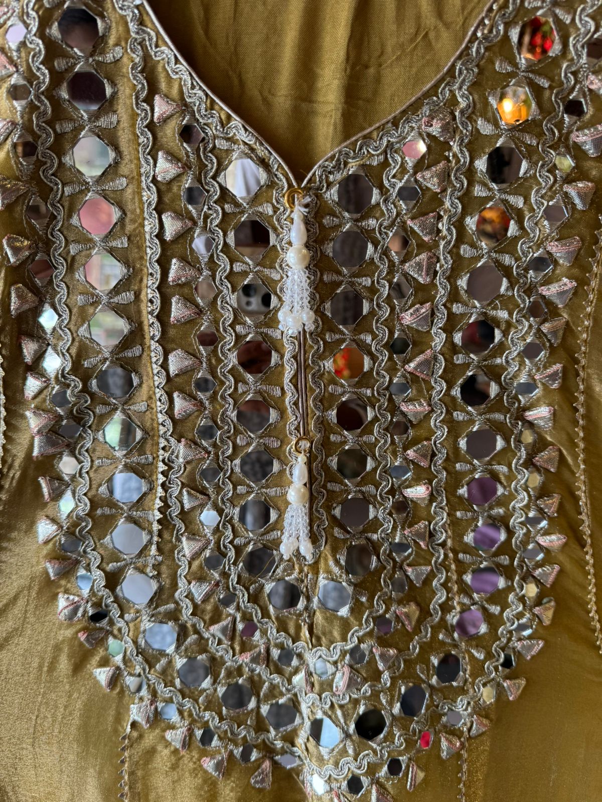 Shimmer Stitched anarkali set/Ethnic suit