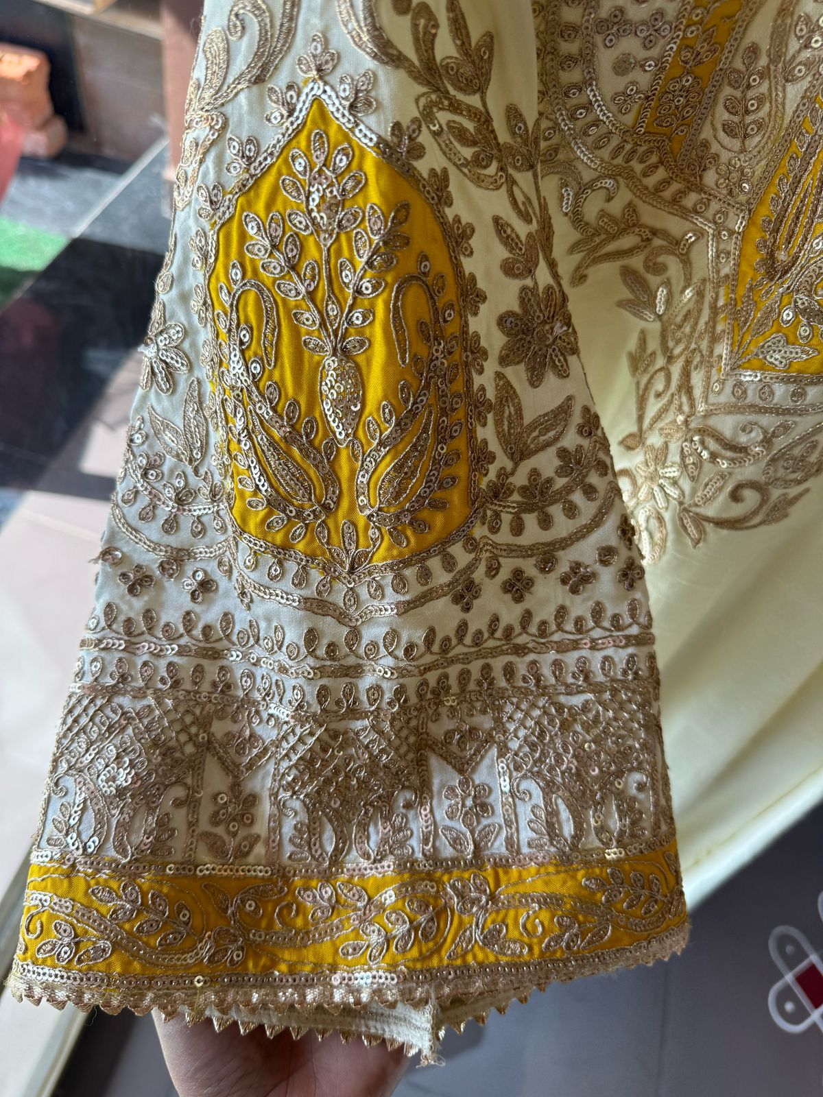 Pure 100% raw silk Kurta