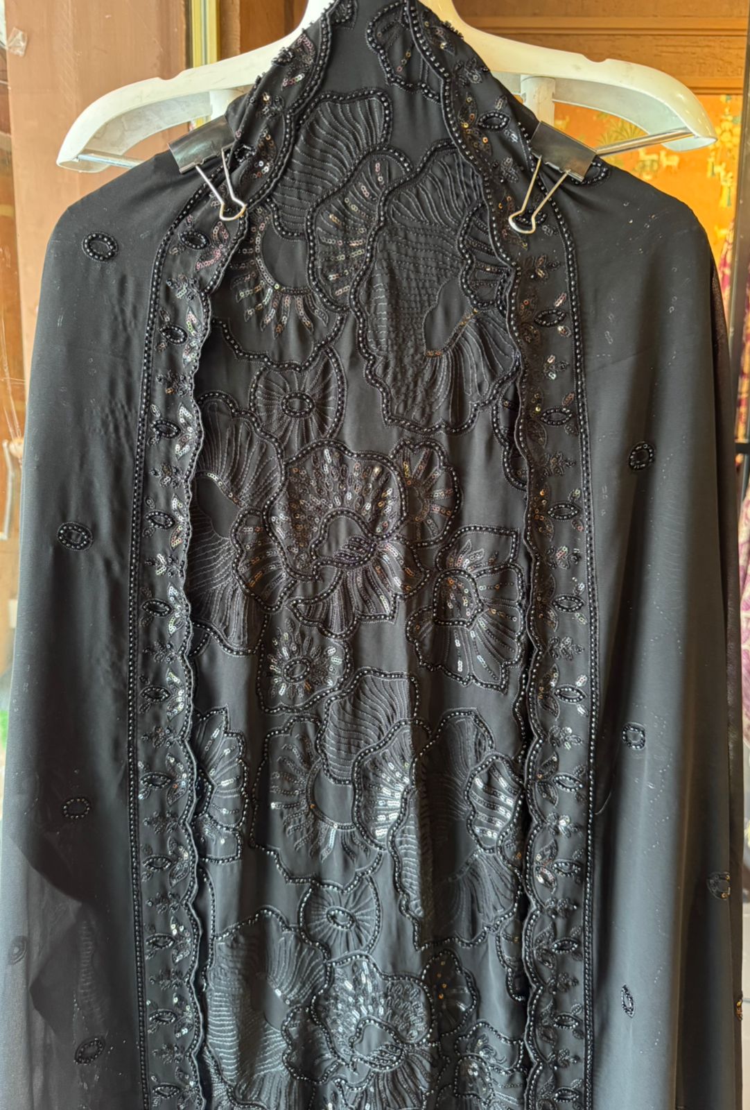 Pure Georgette floral designer unstitched suit