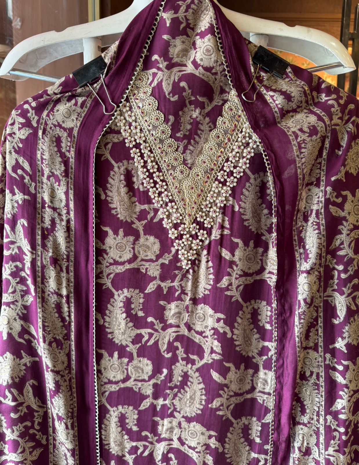 Mul Mul cotton Muslin Unstitched Suit