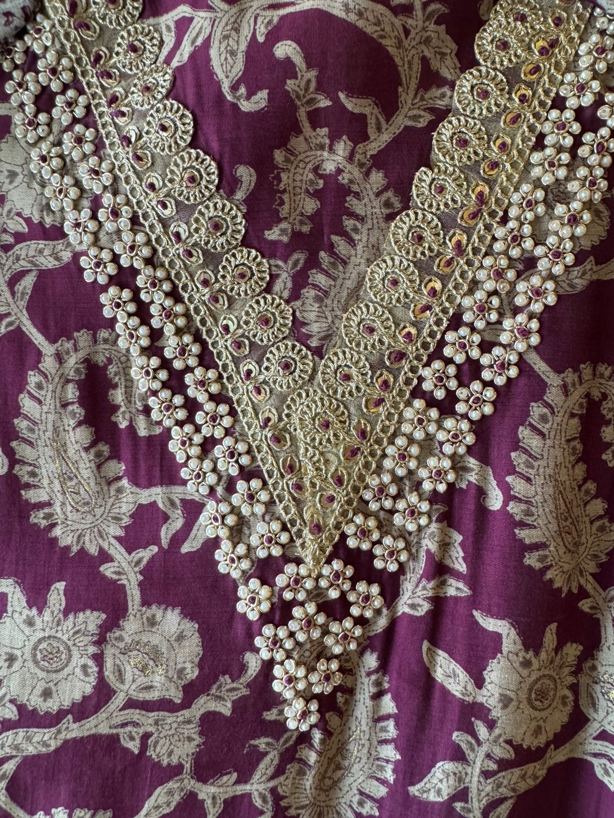 Mul Mul cotton Muslin Unstitched Suit