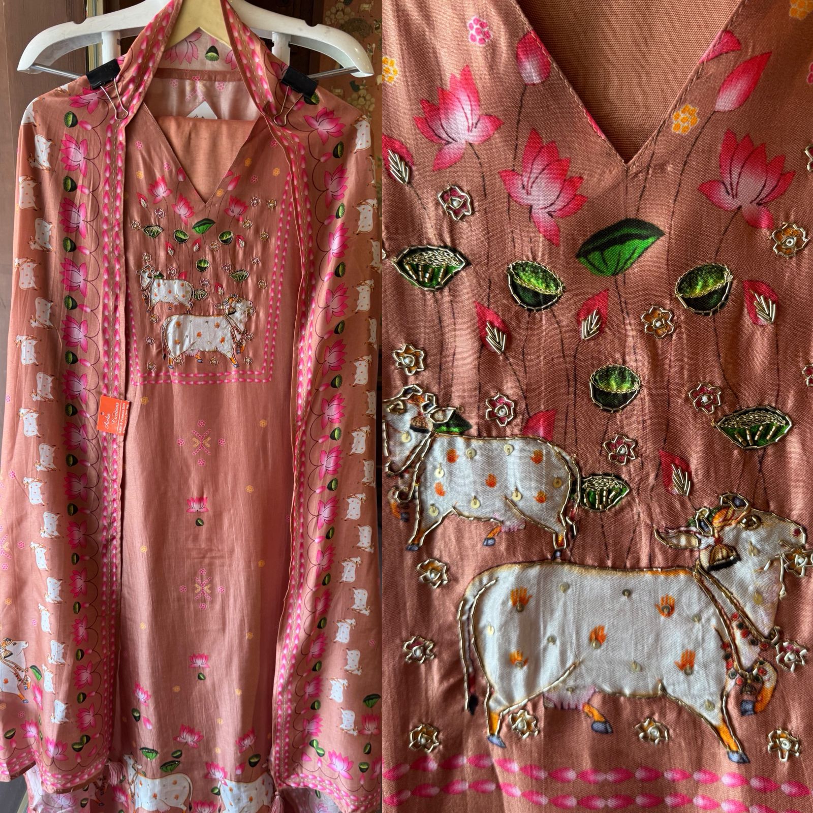 Pure Silk Unstitched Suit