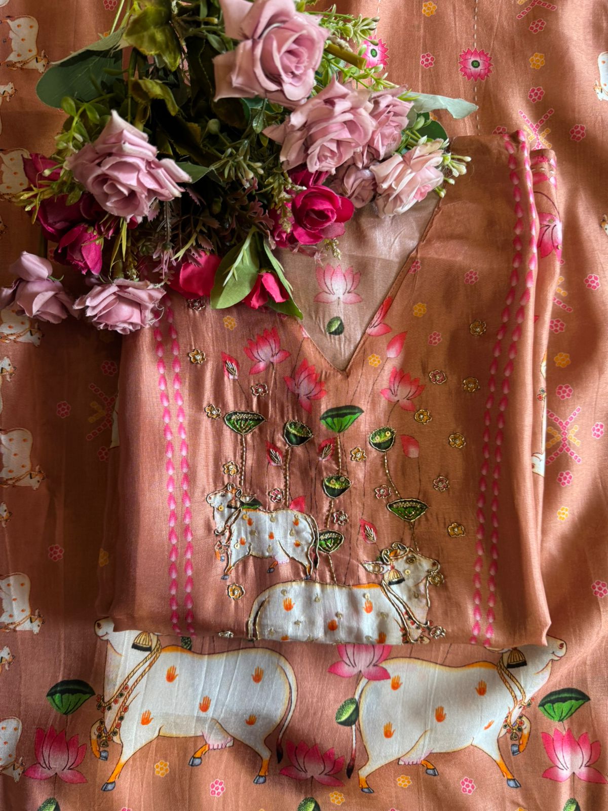 Pure Silk Unstitched Suit