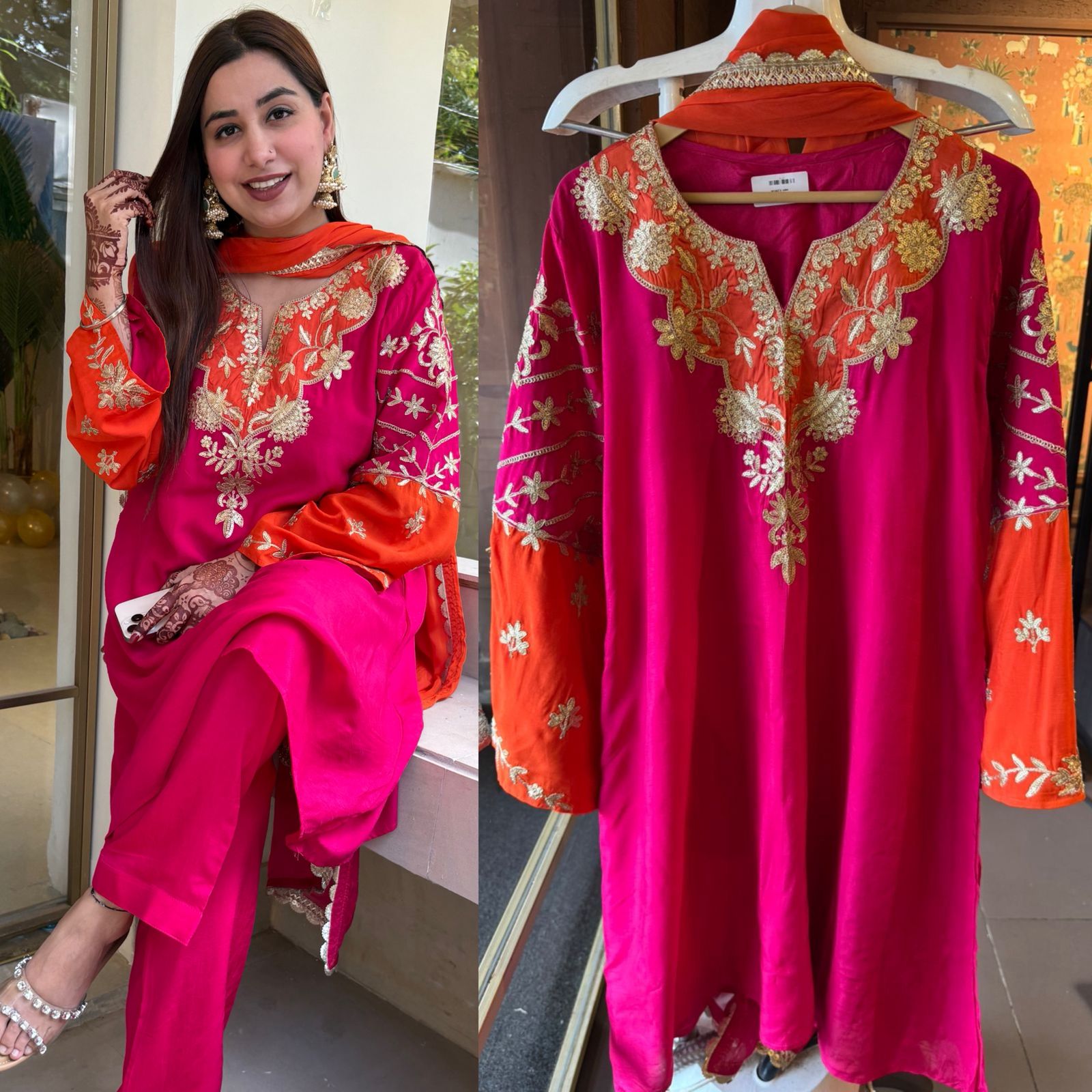 Pure 100% silk Kurta