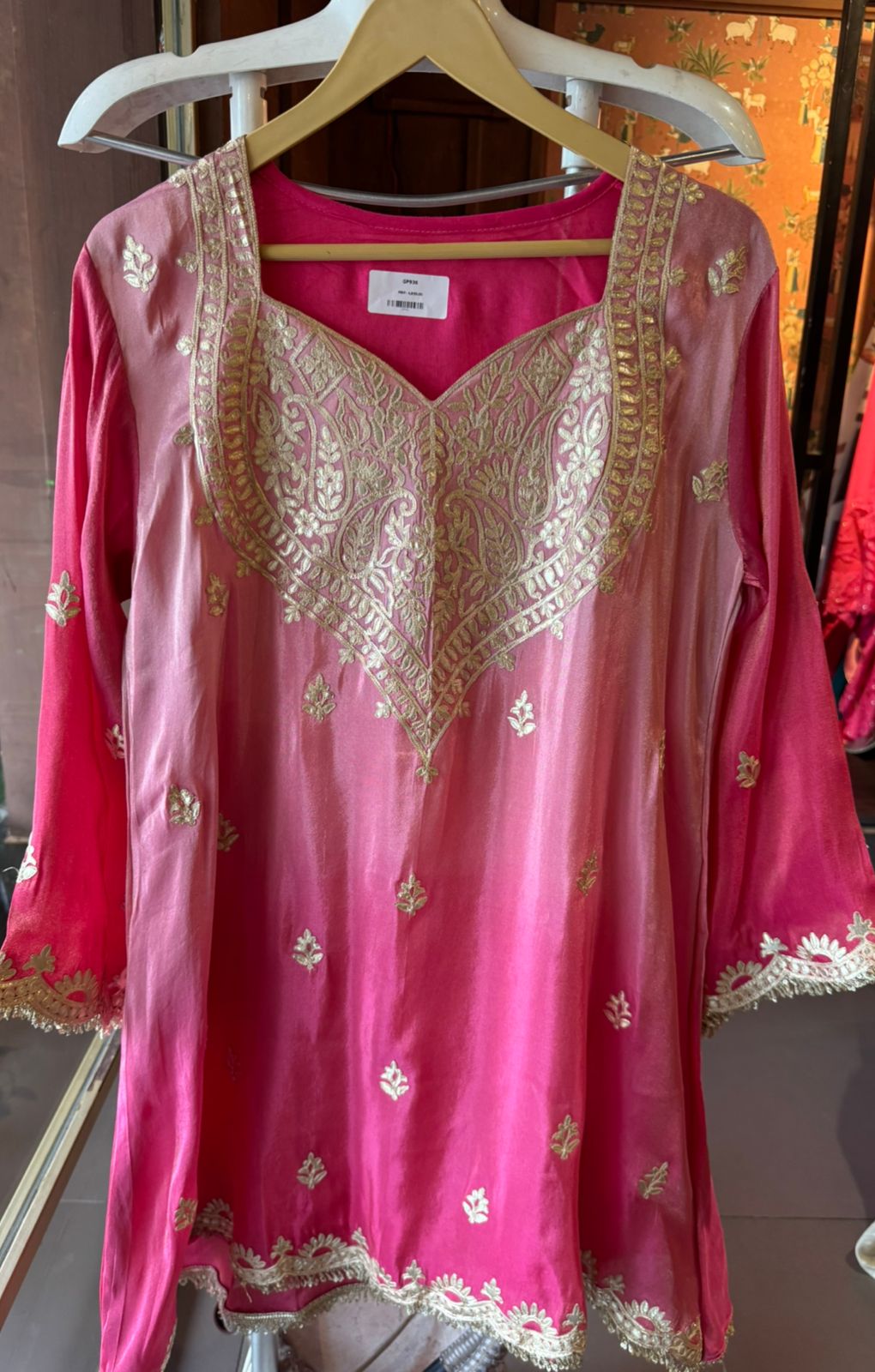 Shimmer tissue Ombré shaded coord set