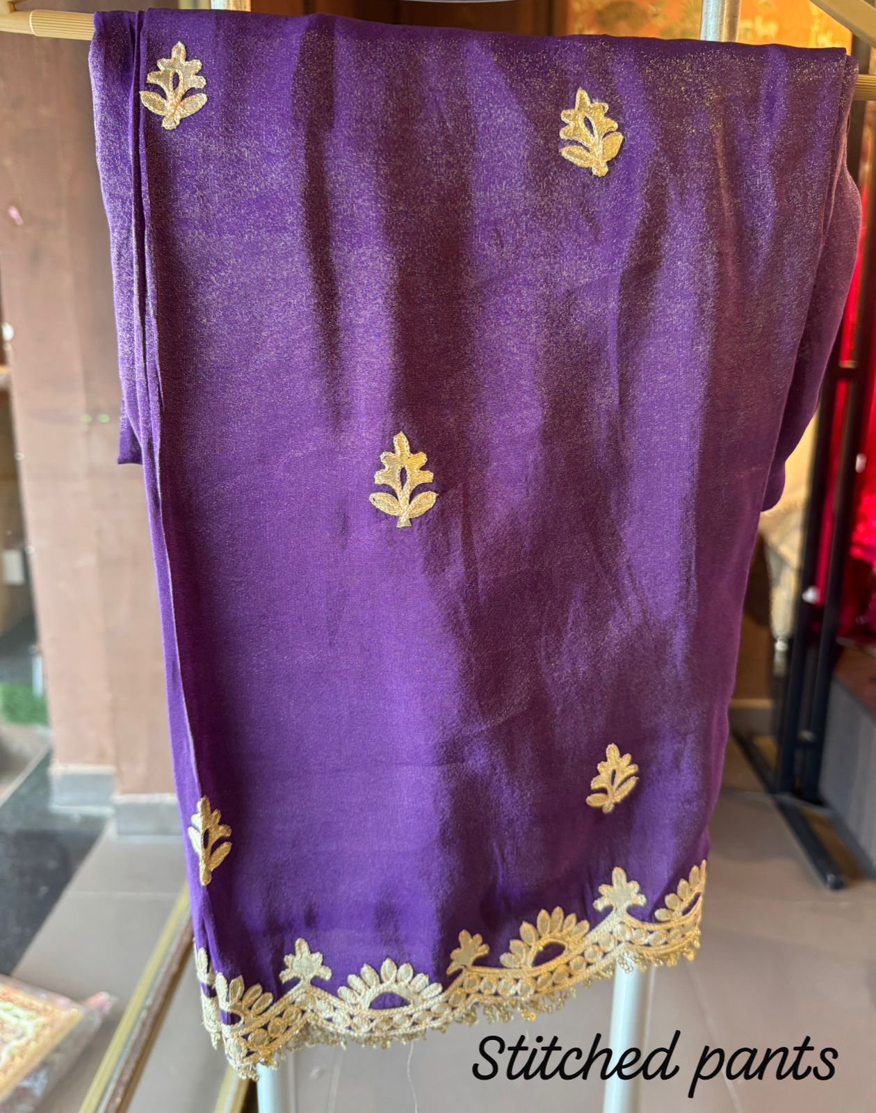 Shimmer tissue Ombré shaded coord set