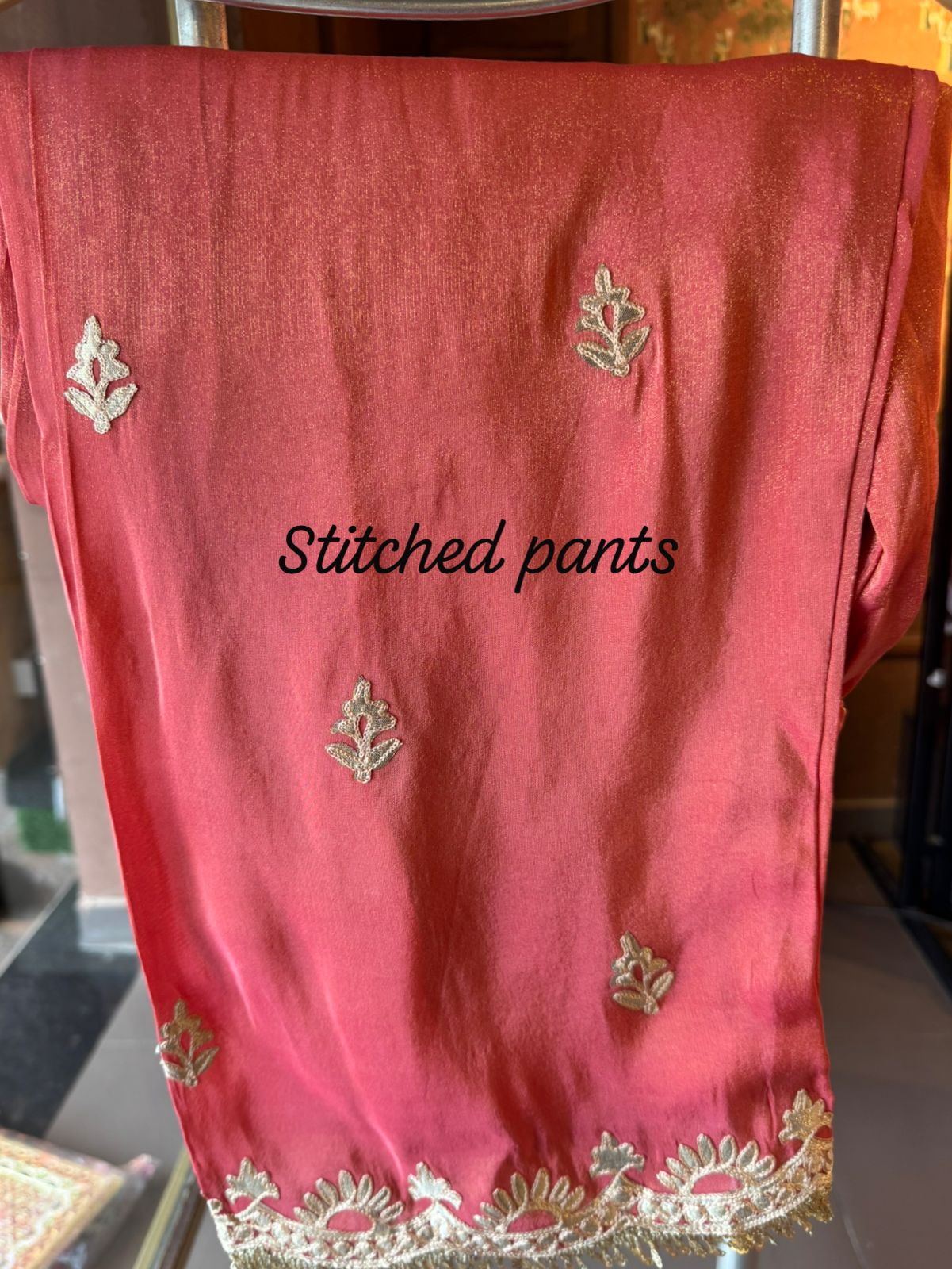 Shimmer tissue Ombré shaded coord set