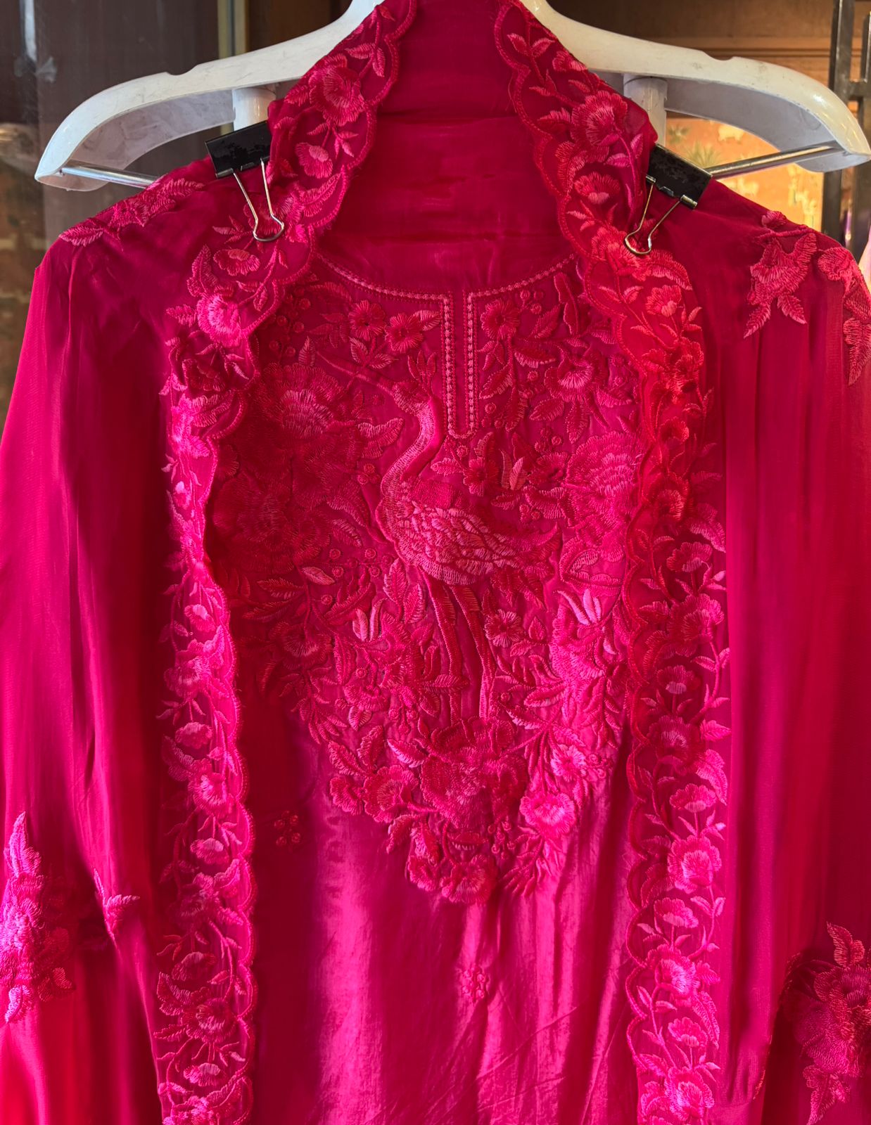 Silk Unstitched Suit set