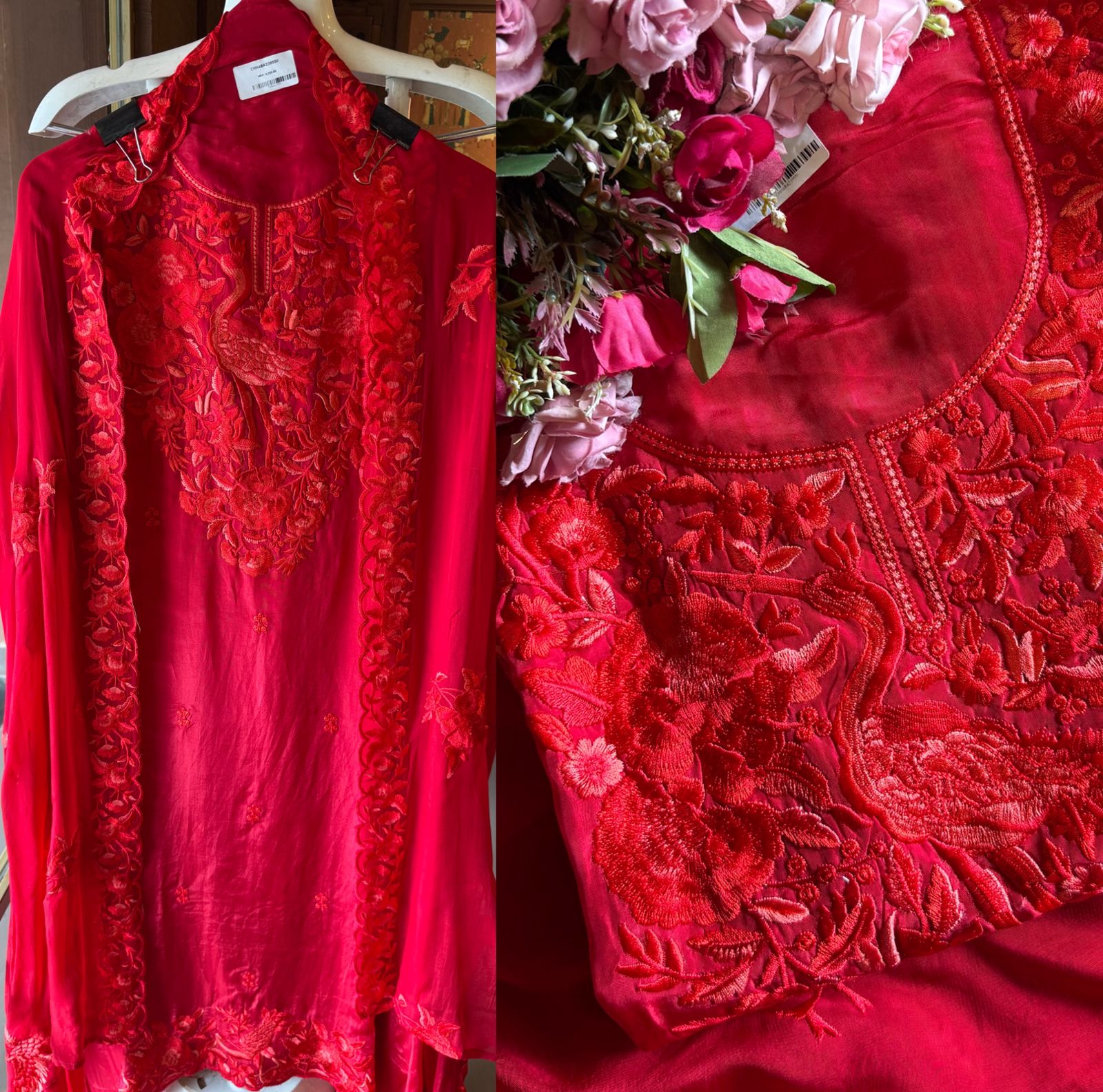 Silk Unstitched Suit set