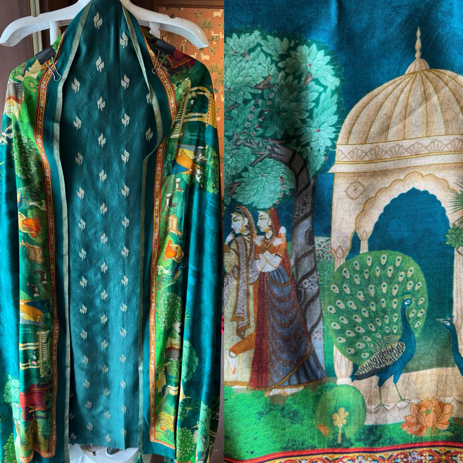 Silk Shirt with striking Rajasthani