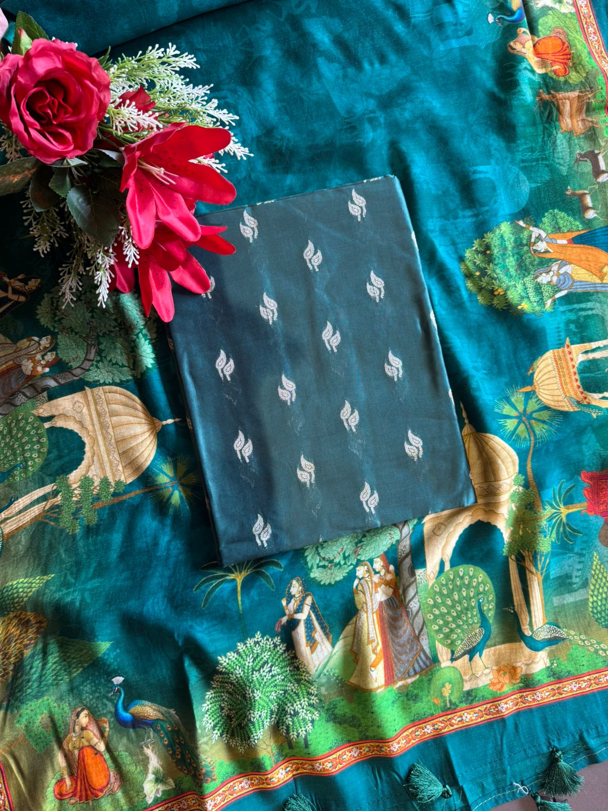 Silk Shirt with striking Rajasthani