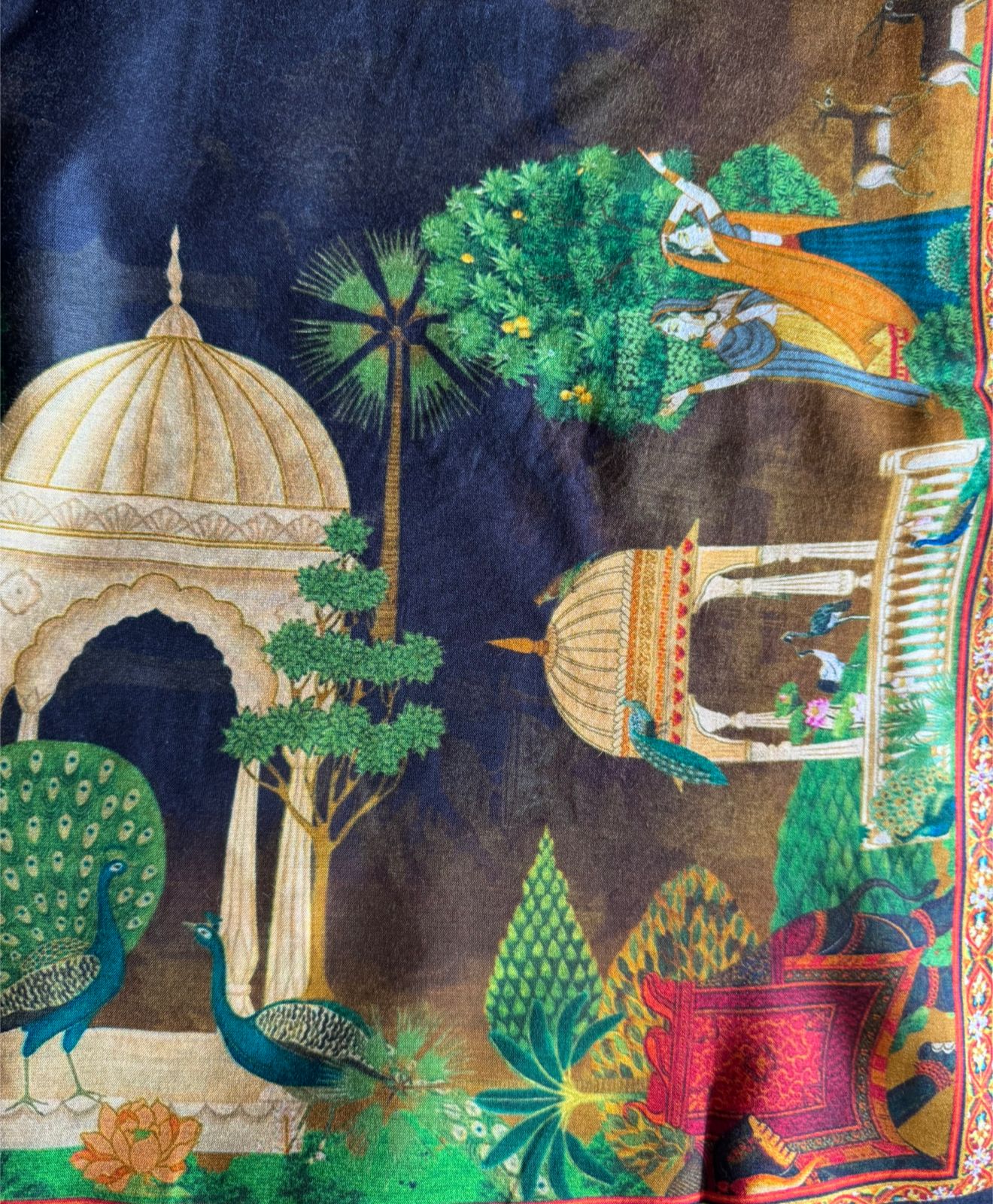 Silk Shirt with striking Rajasthani