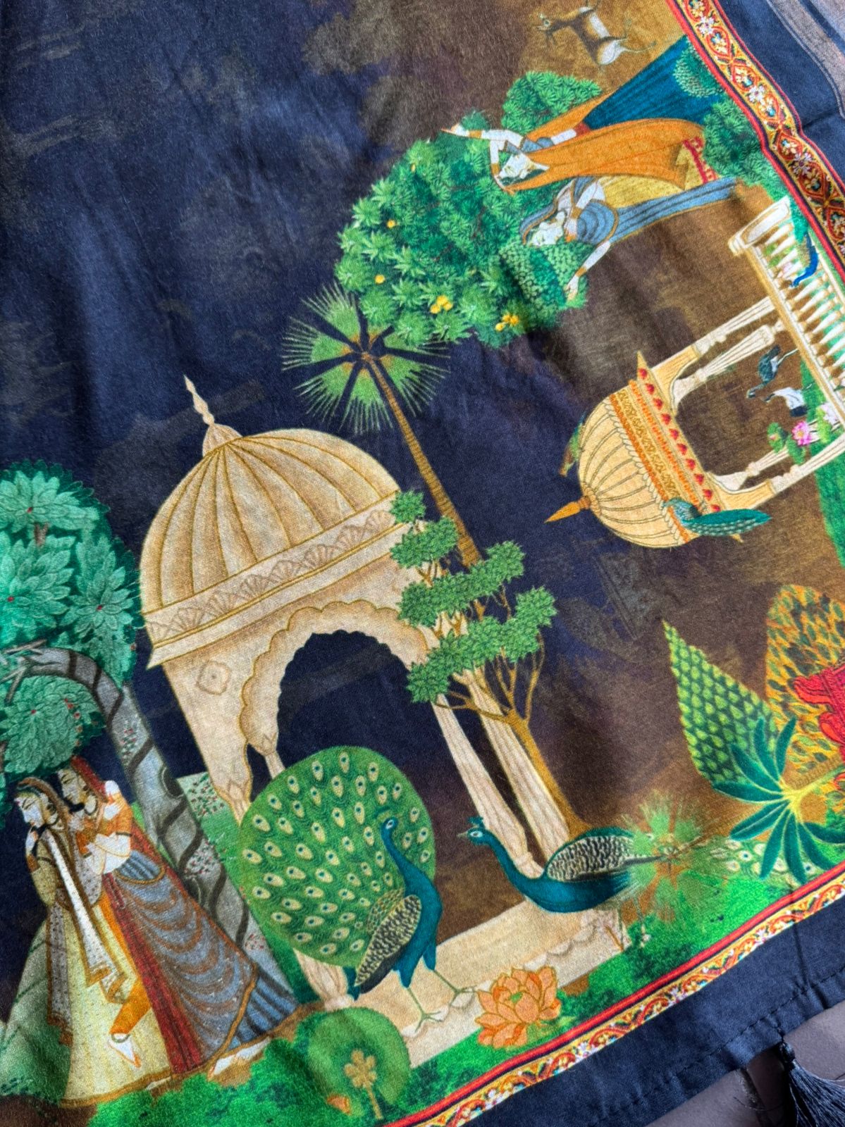 Silk Shirt with striking Rajasthani