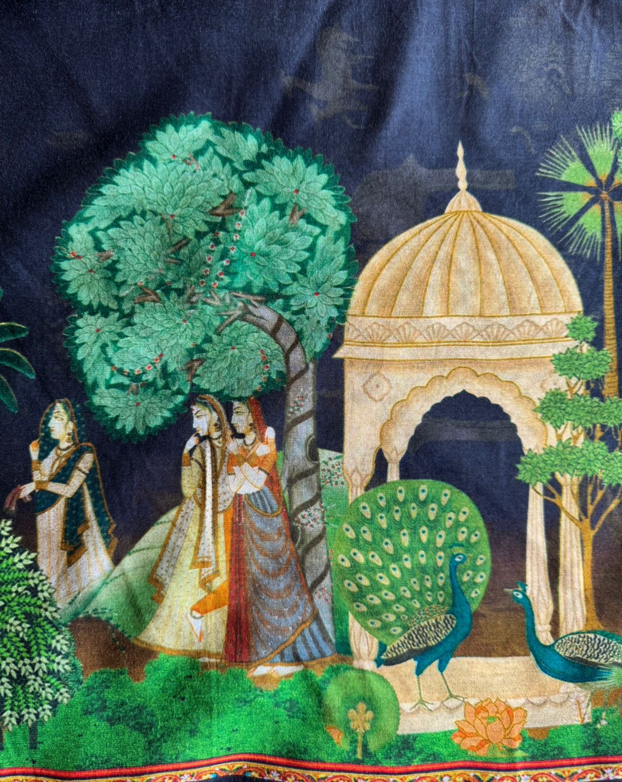 Silk Shirt with striking Rajasthani