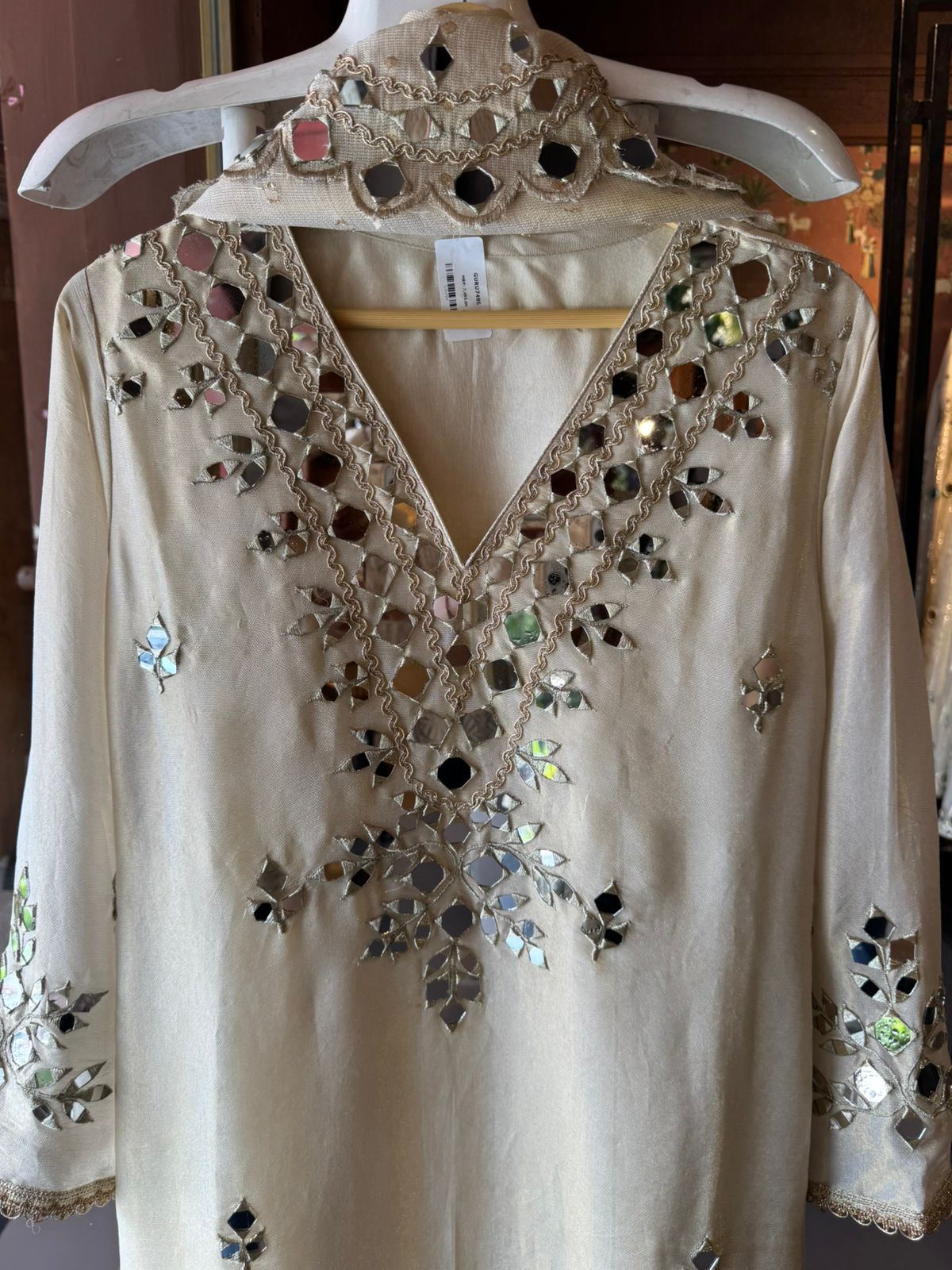 Sharara set on pure tissue