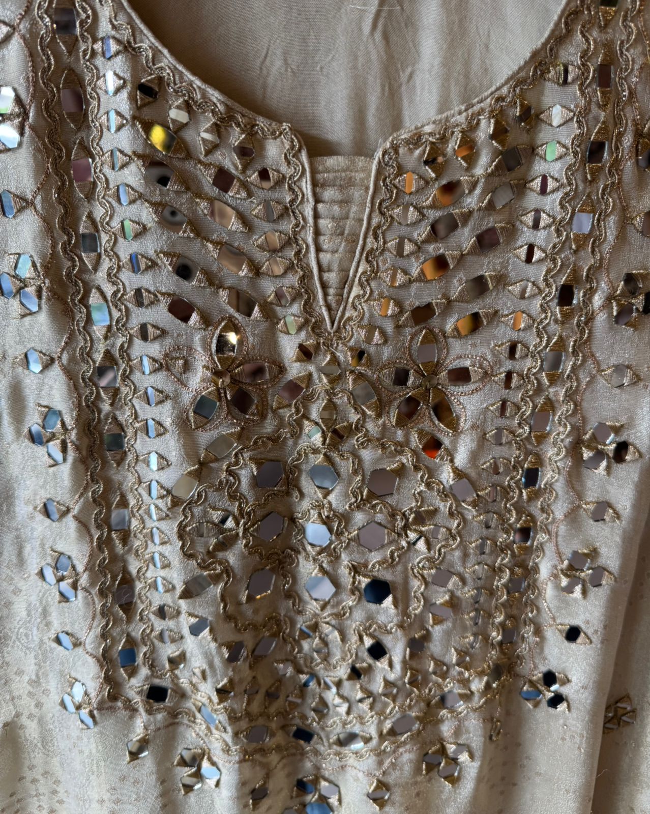 Beautiful stitched sharara set