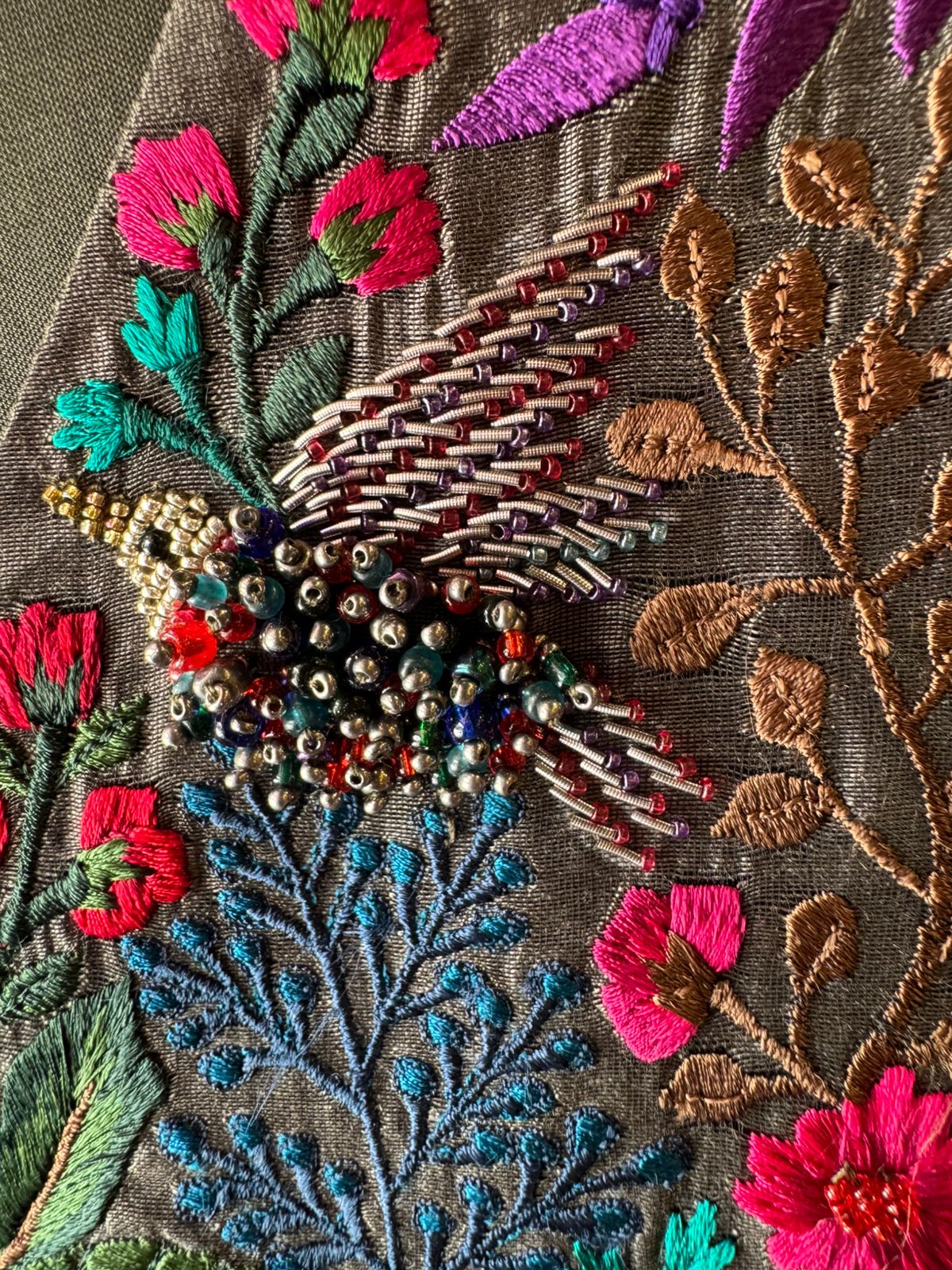 Chanderi Silk Unstitched Suit