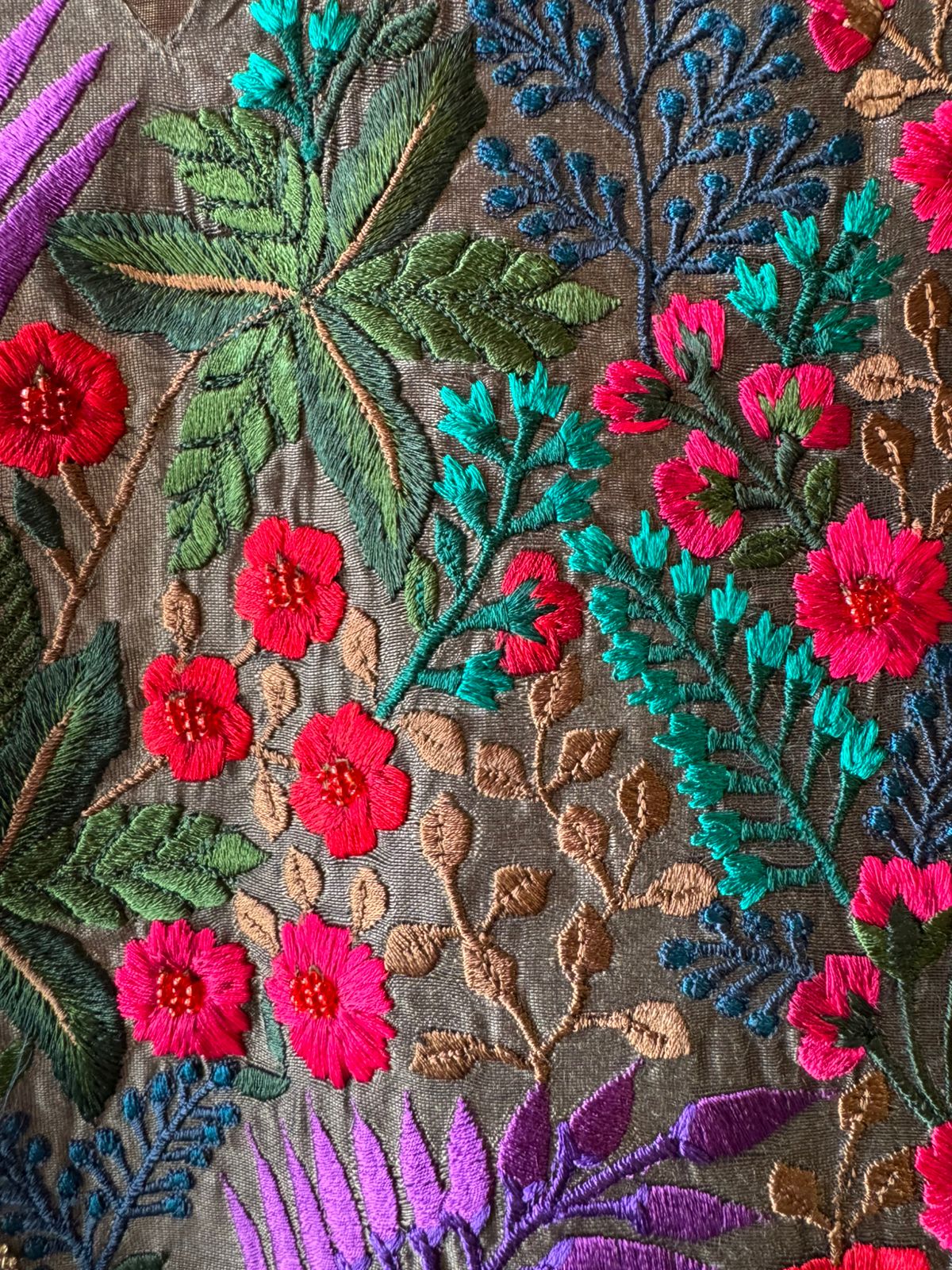 Chanderi Silk Unstitched Suit