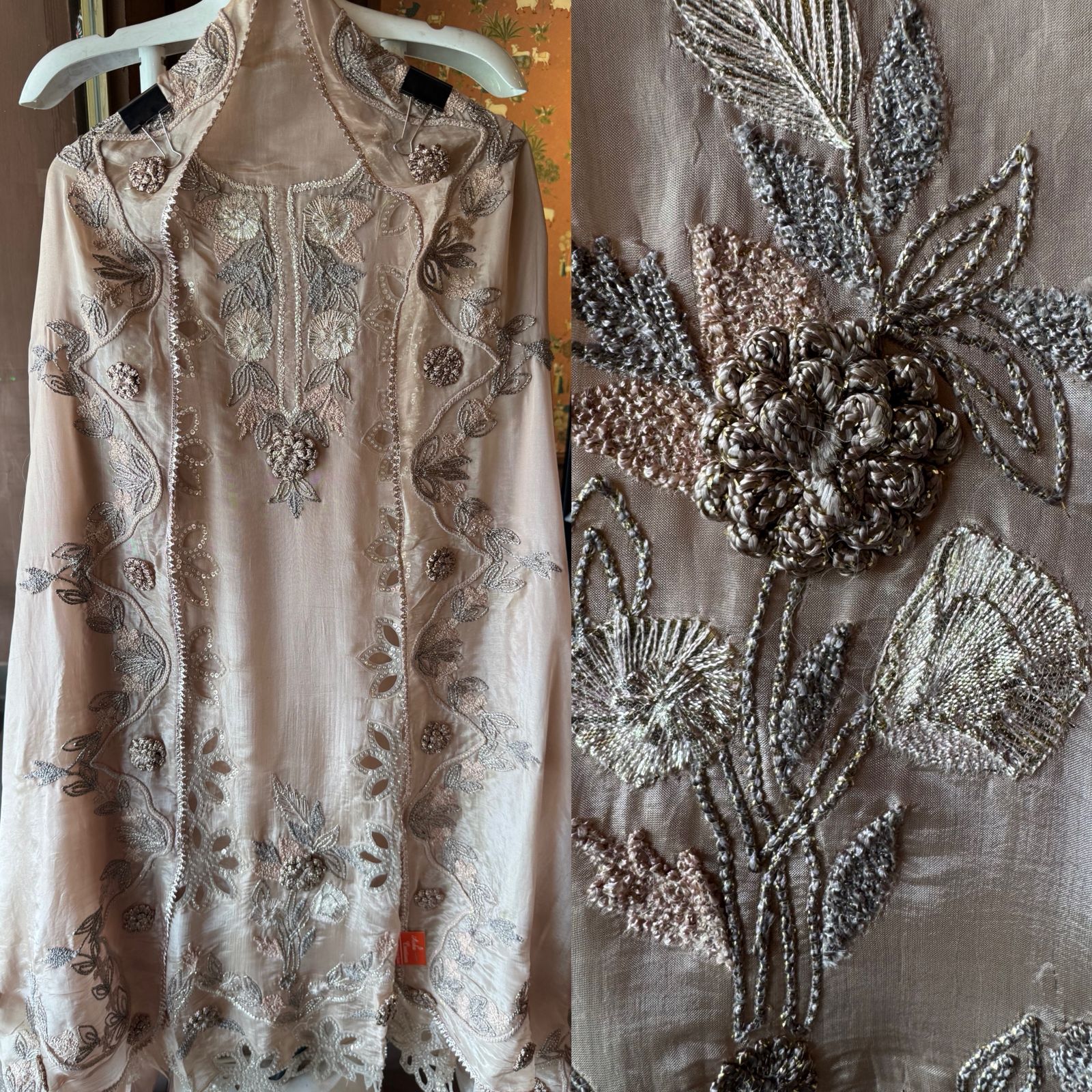 Pure tissue unstitched shirt