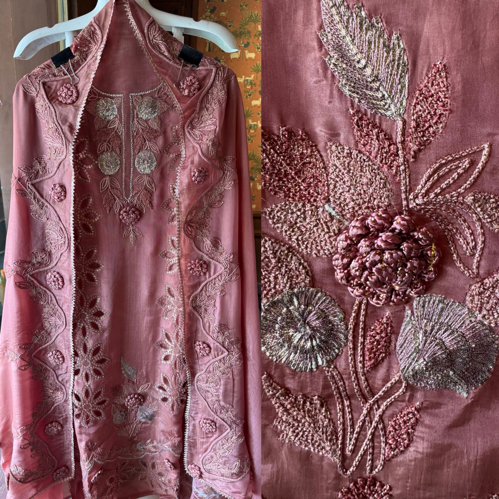 Pure tissue unstitched shirt